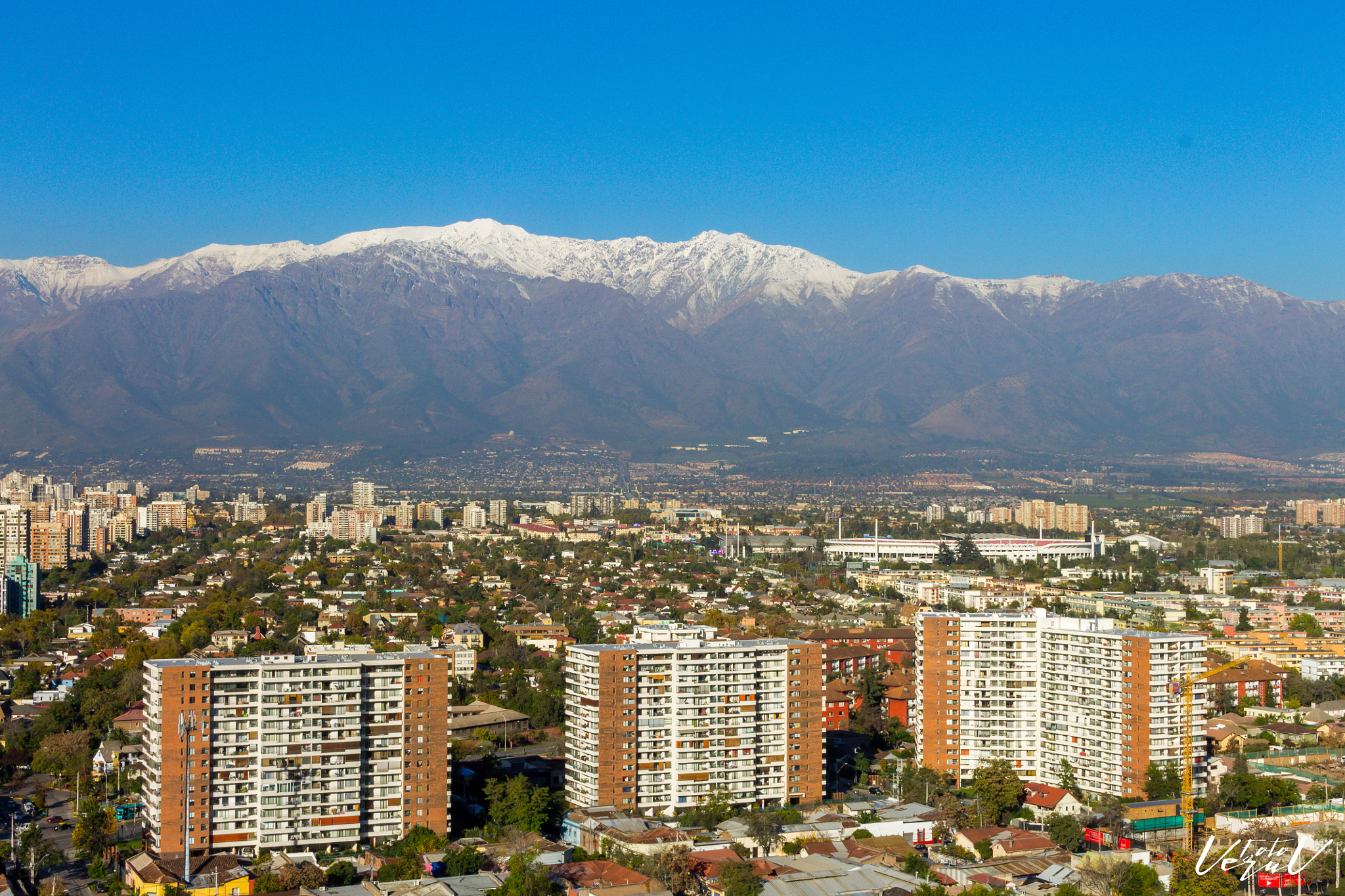 Canon EOS 1100D (EOS Rebel T3 / EOS Kiss X50) + Sigma 18-125mm F3.8-5.6 DC OS HSM sample photo. Cordillera de los andes nevada photography