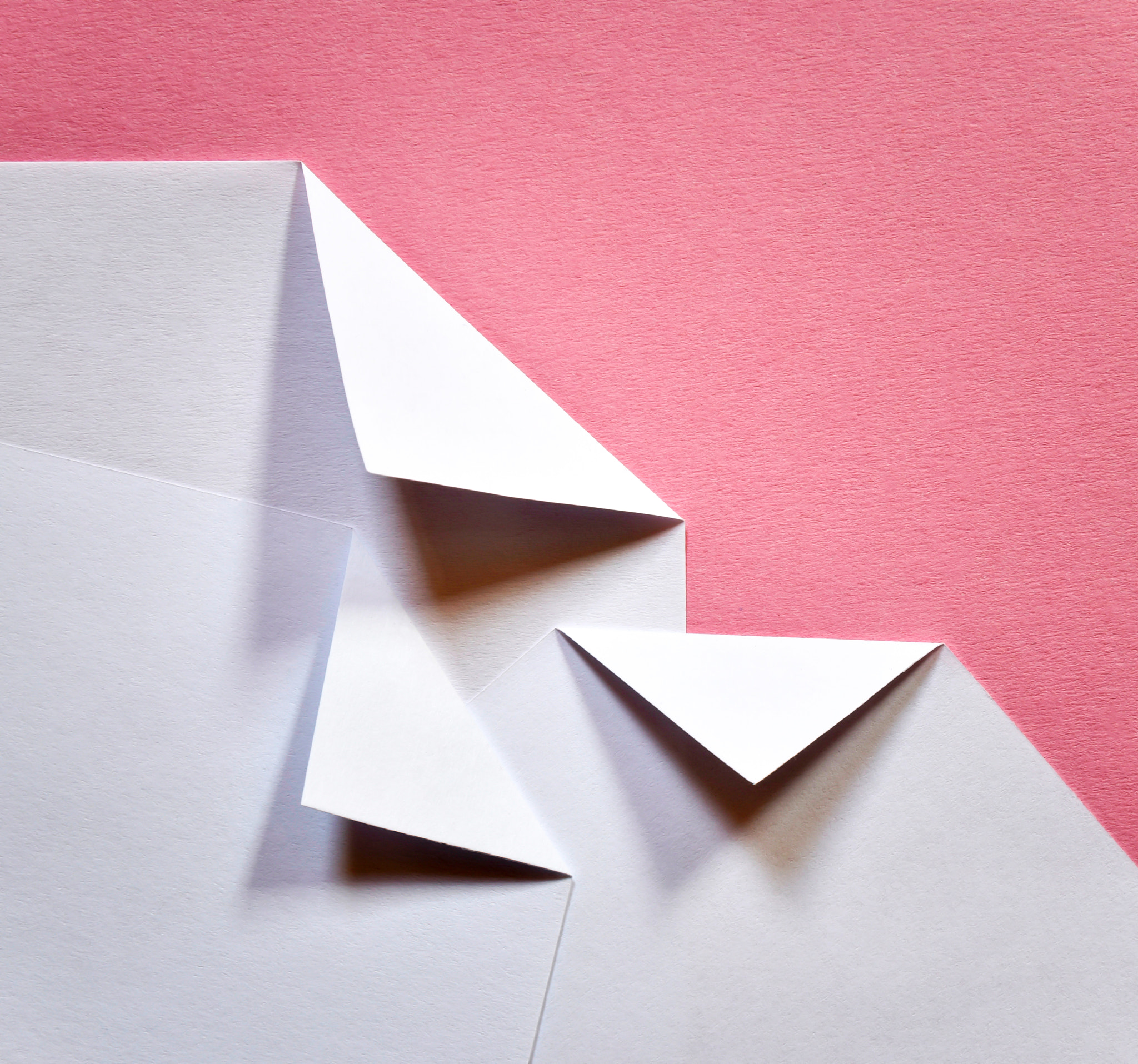 white folded papers