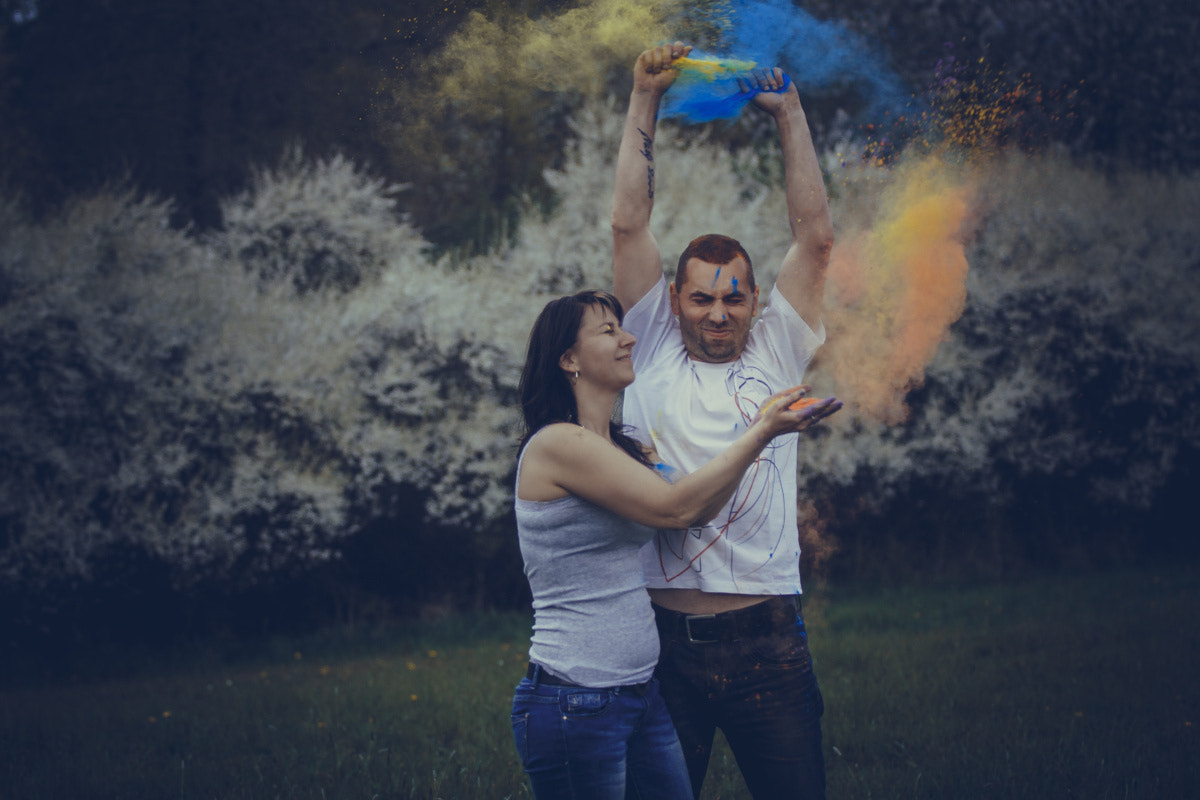 Canon EF 70-200mm F2.8L USM sample photo. Color battle photography
