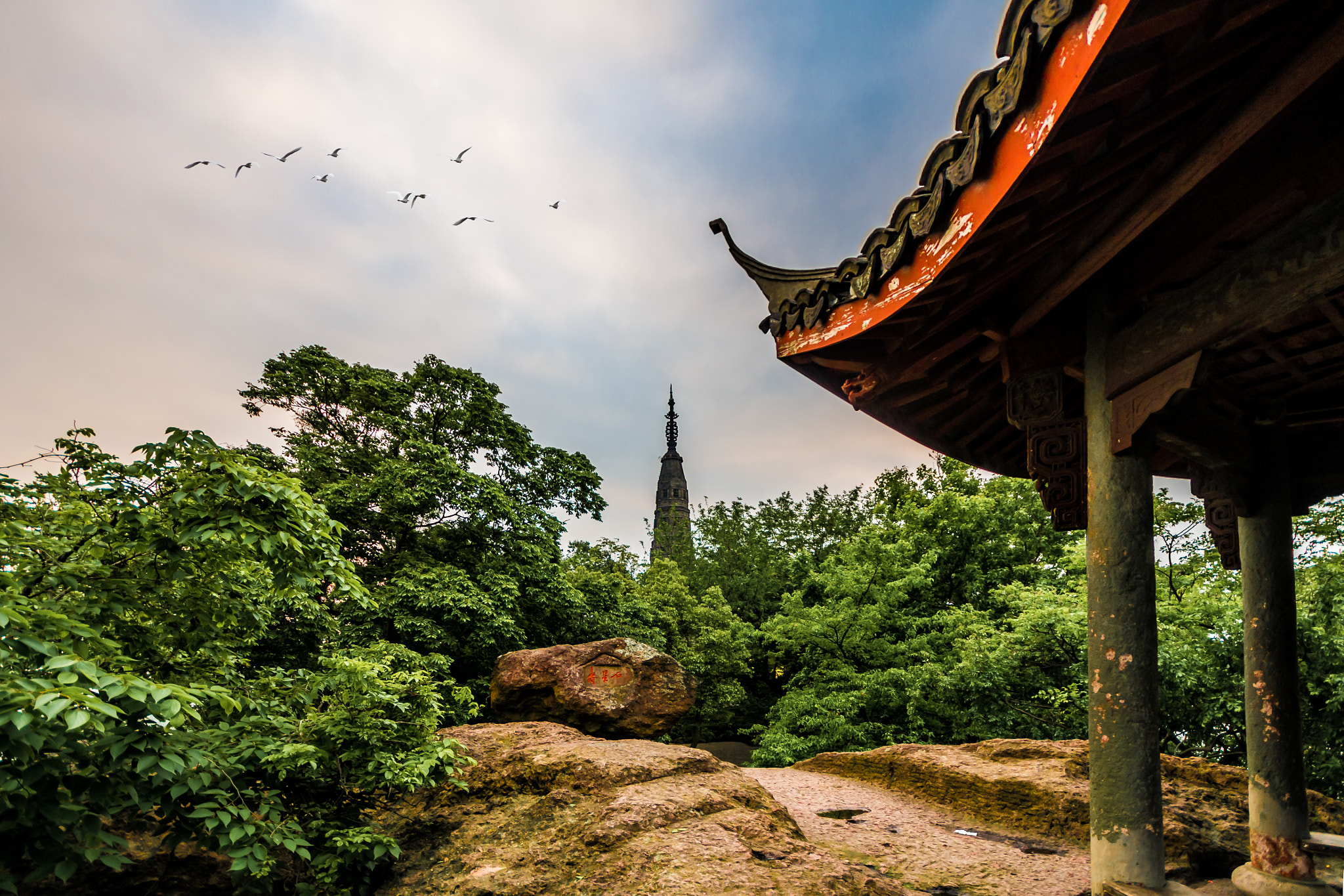 Sigma AF 10-20mm F4-5.6 EX DC sample photo. Morning of baoshi mountain photography