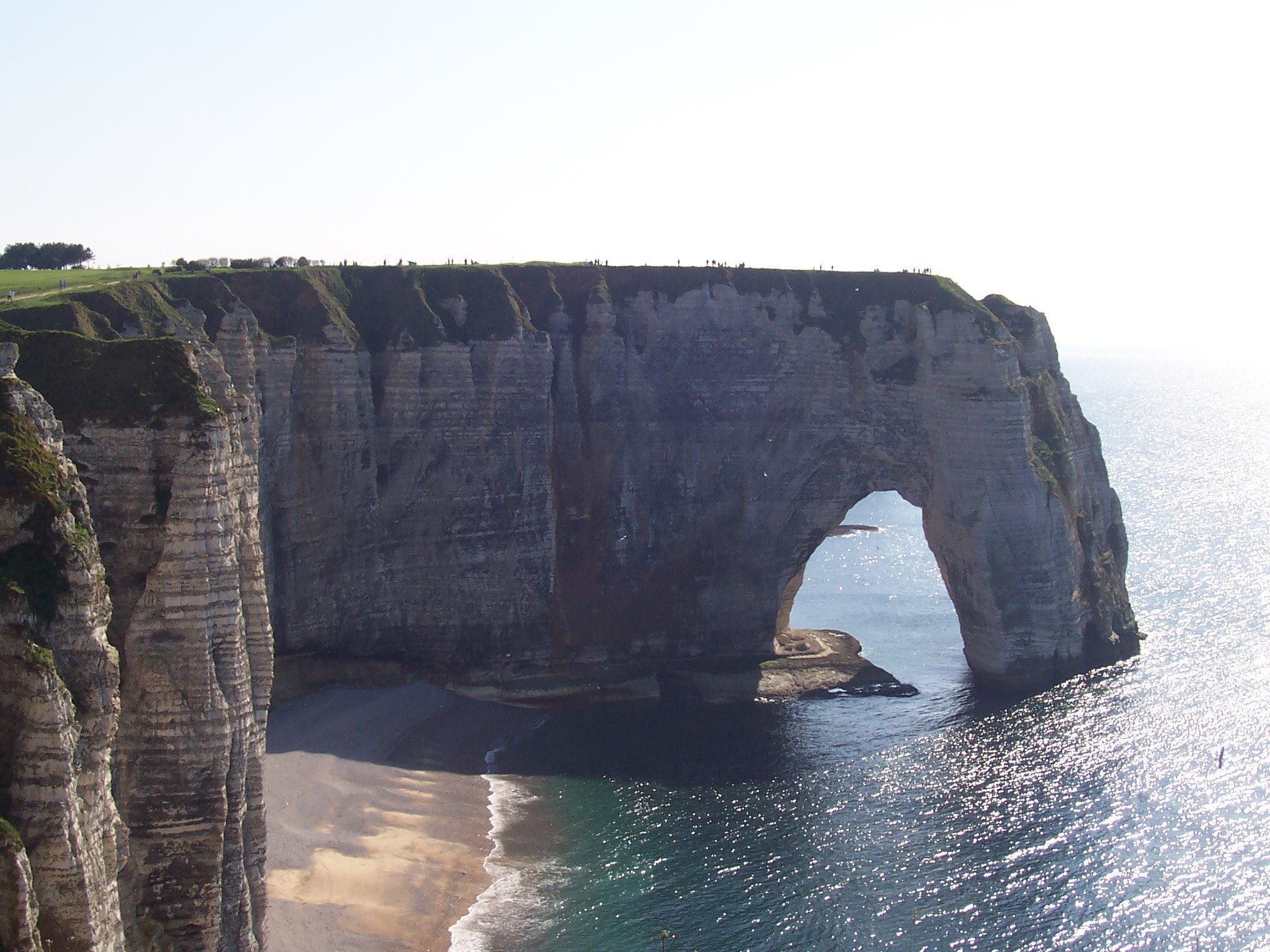 Kodak CX6330 ZOOM DIGITAL CAMERA sample photo. Falaises d'etretat fr photography