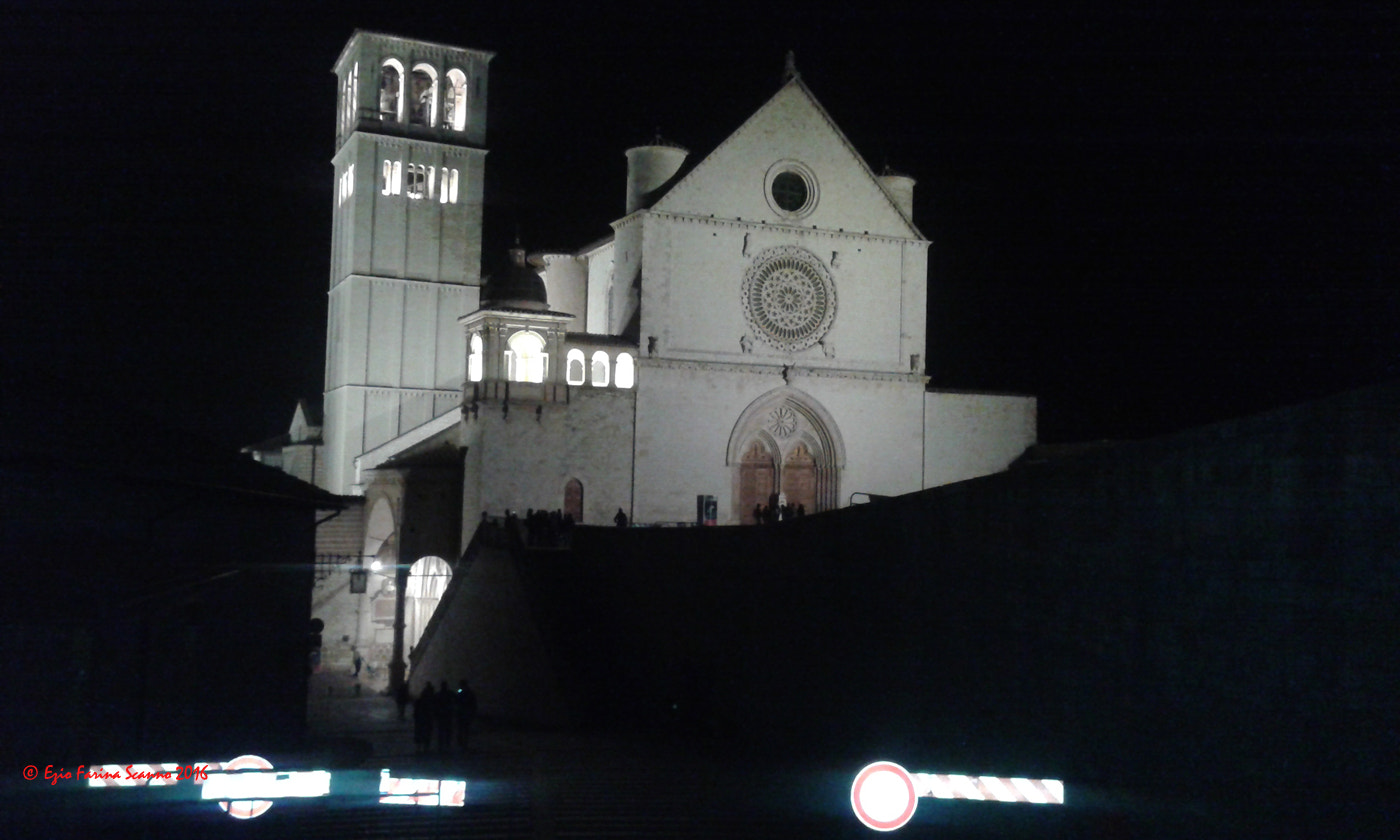 Samsung Galaxy Core Plus sample photo. La notte ad assisi photography