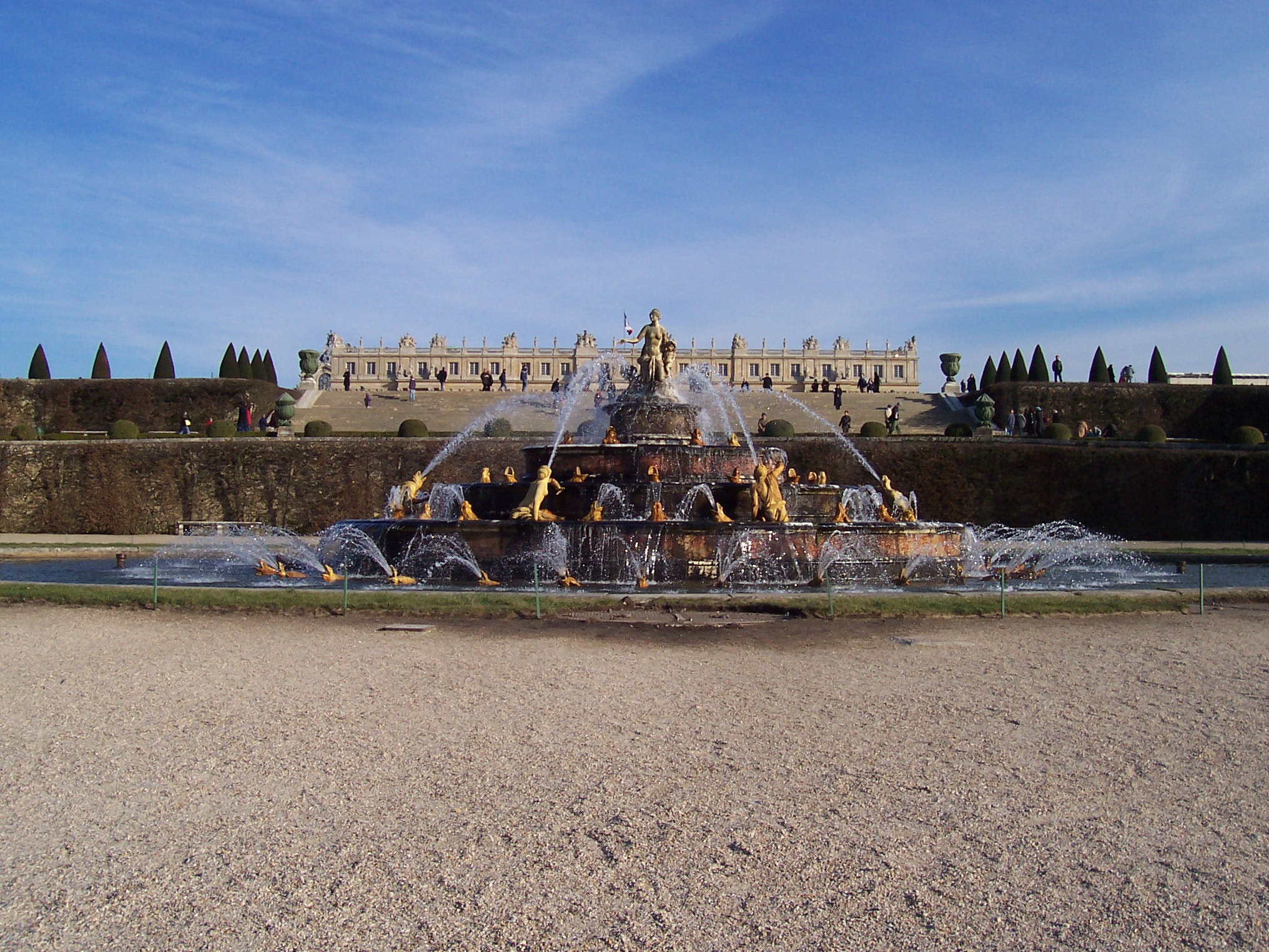 Kodak CX6330 ZOOM DIGITAL CAMERA sample photo. Fontaine château de versailles fr photography