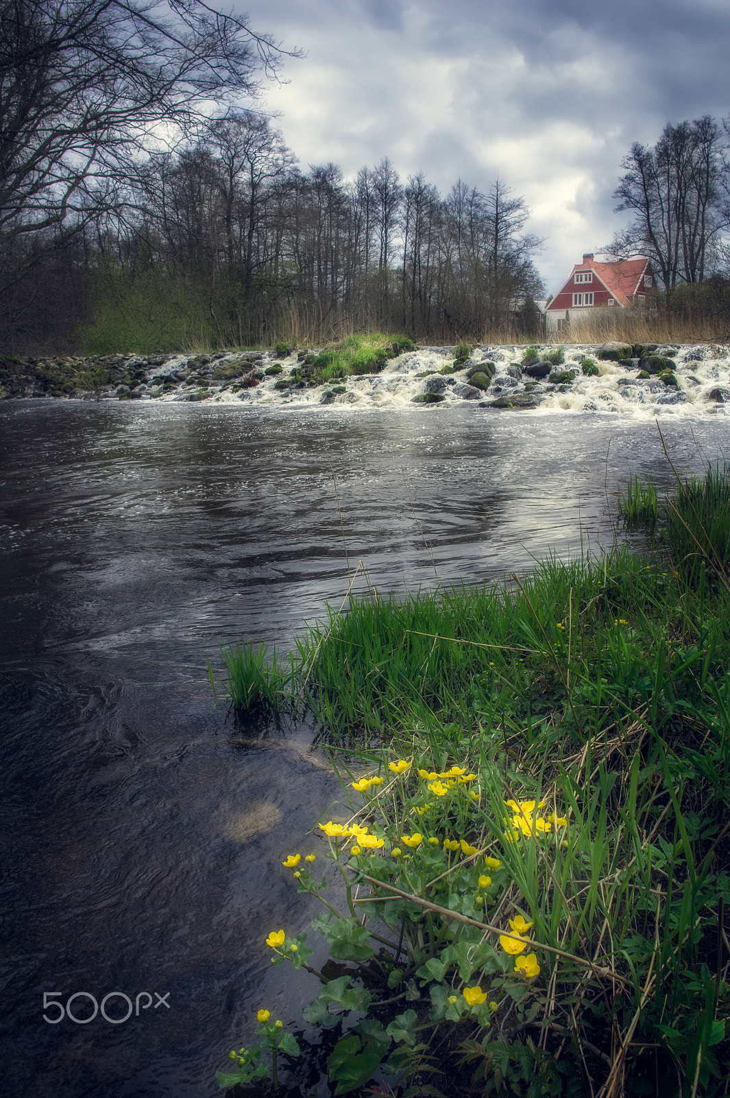 Samsung NX11 + Samsung NX 16mm F2.4 Pancake sample photo. House by the stream photography