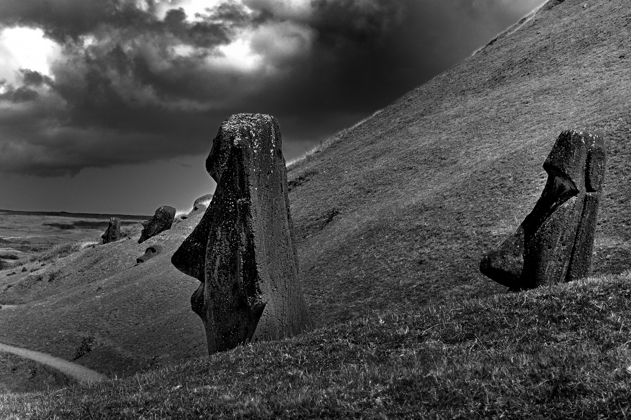Nikon D200 sample photo. Mystical mood  b&w photography