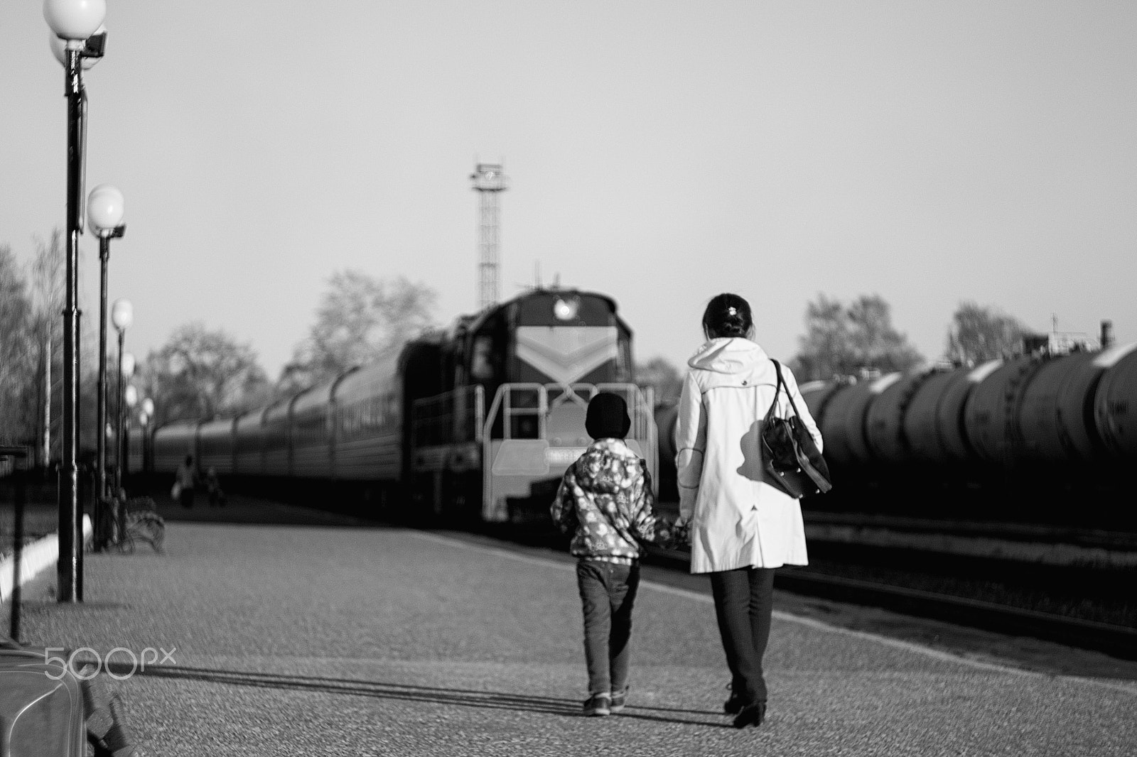 Canon EF 35-80mm f/4-5.6 sample photo. Train photography