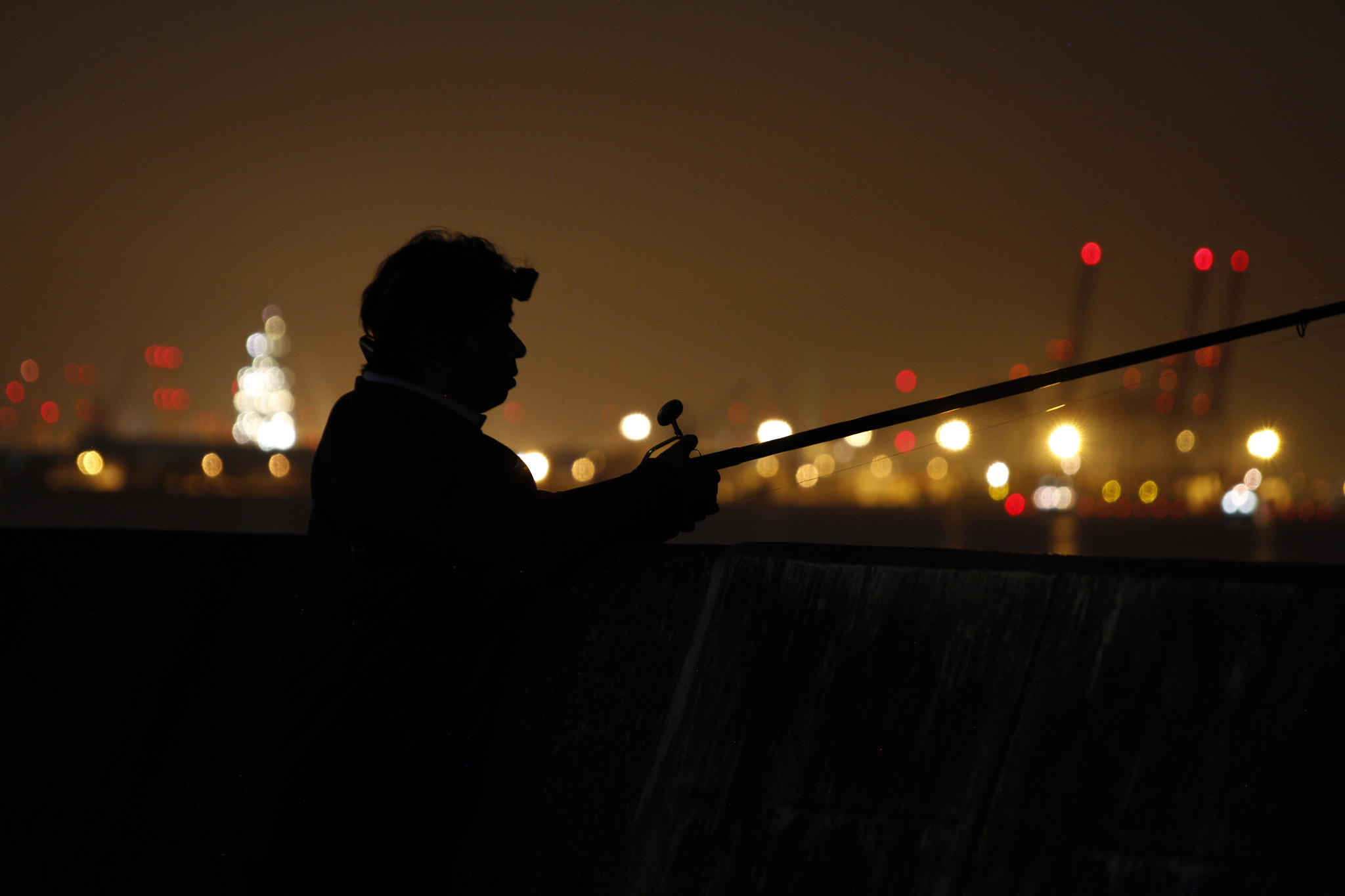 Sigma 50-200mm F4-5.6 DC OS HSM sample photo. Fisherman's night 2 photography