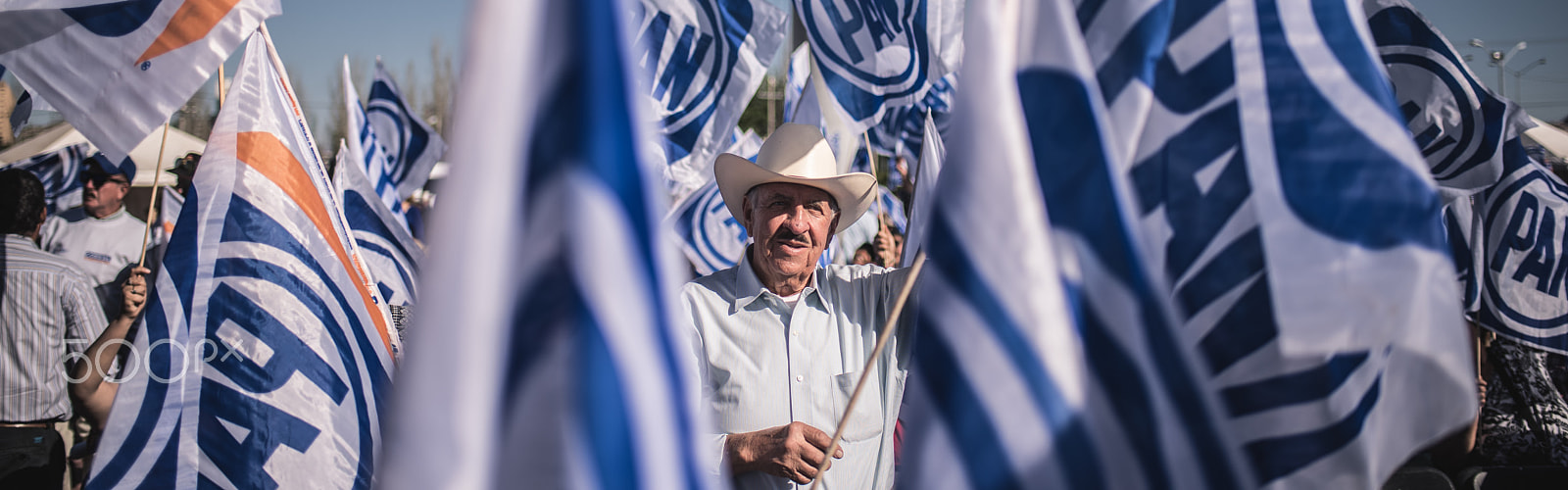 Nikon D810 + AF-S Nikkor 35mm f/1.8G sample photo. Between flags photography