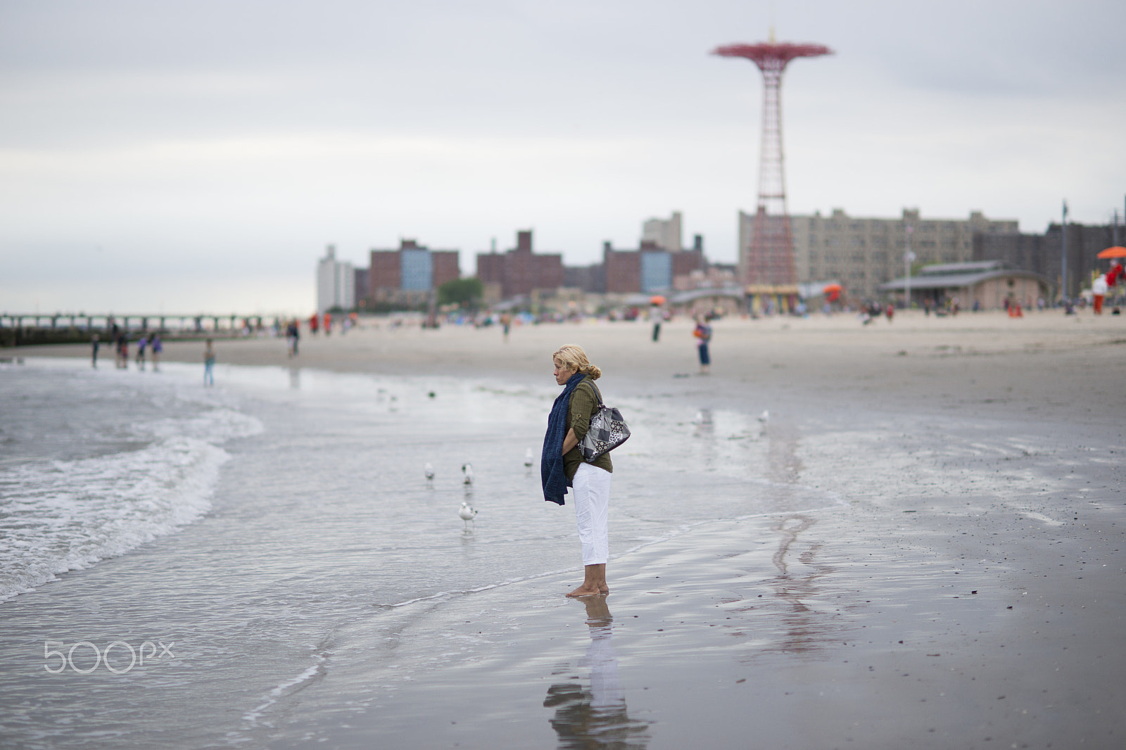 Sony Alpha DSLR-A850 sample photo. The old lady and the sea photography