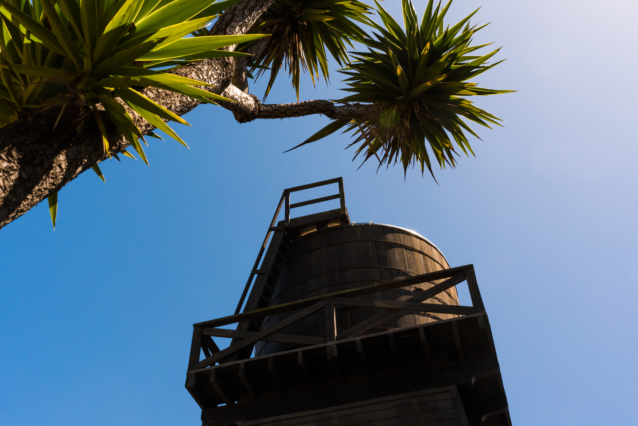 Nikon D750 + AF-S Nikkor 35mm f/1.8G sample photo. Delaware street water tower photography