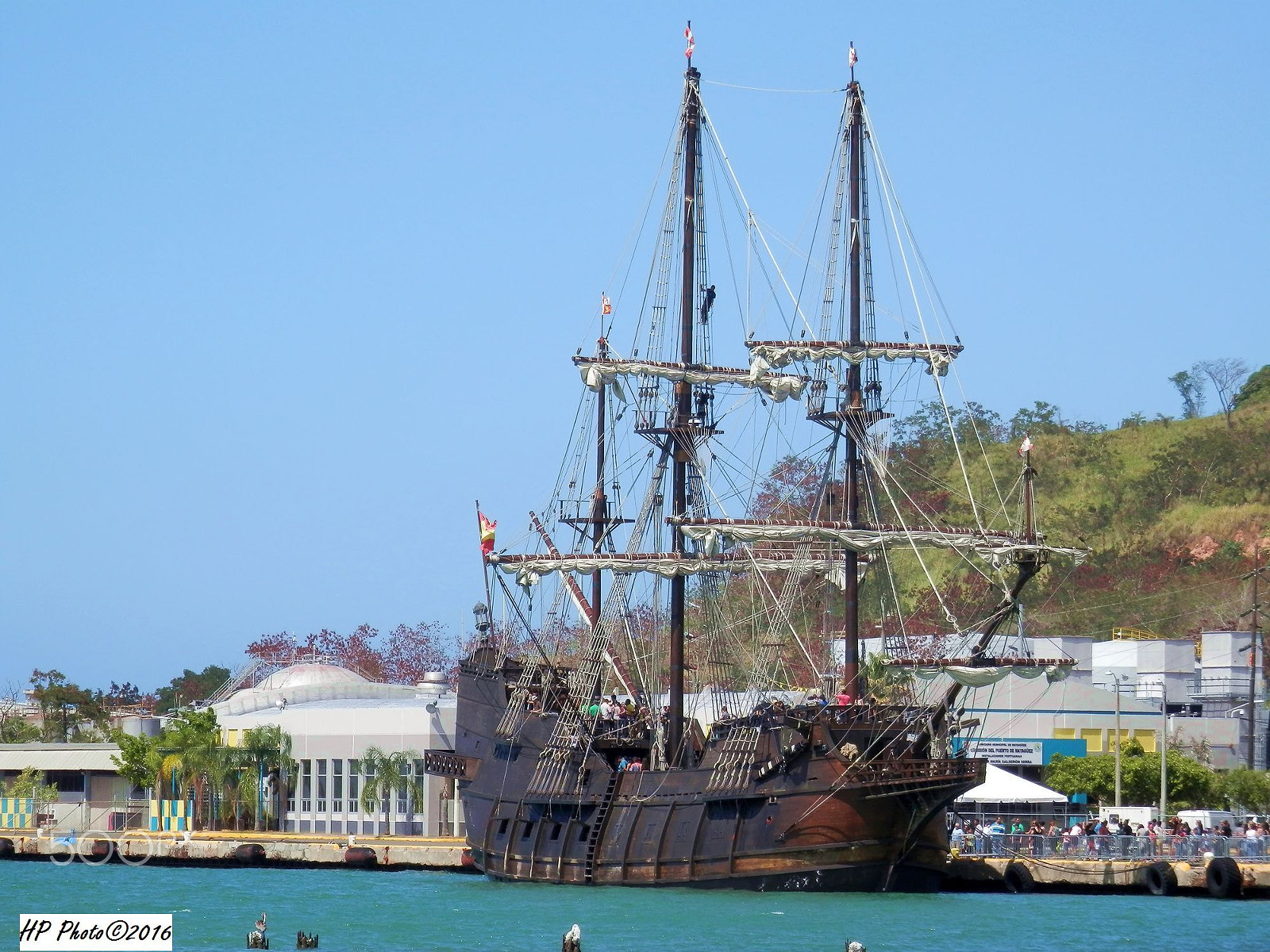 Olympus SZ-12 sample photo. Replica del galeón " andalucía ". photography