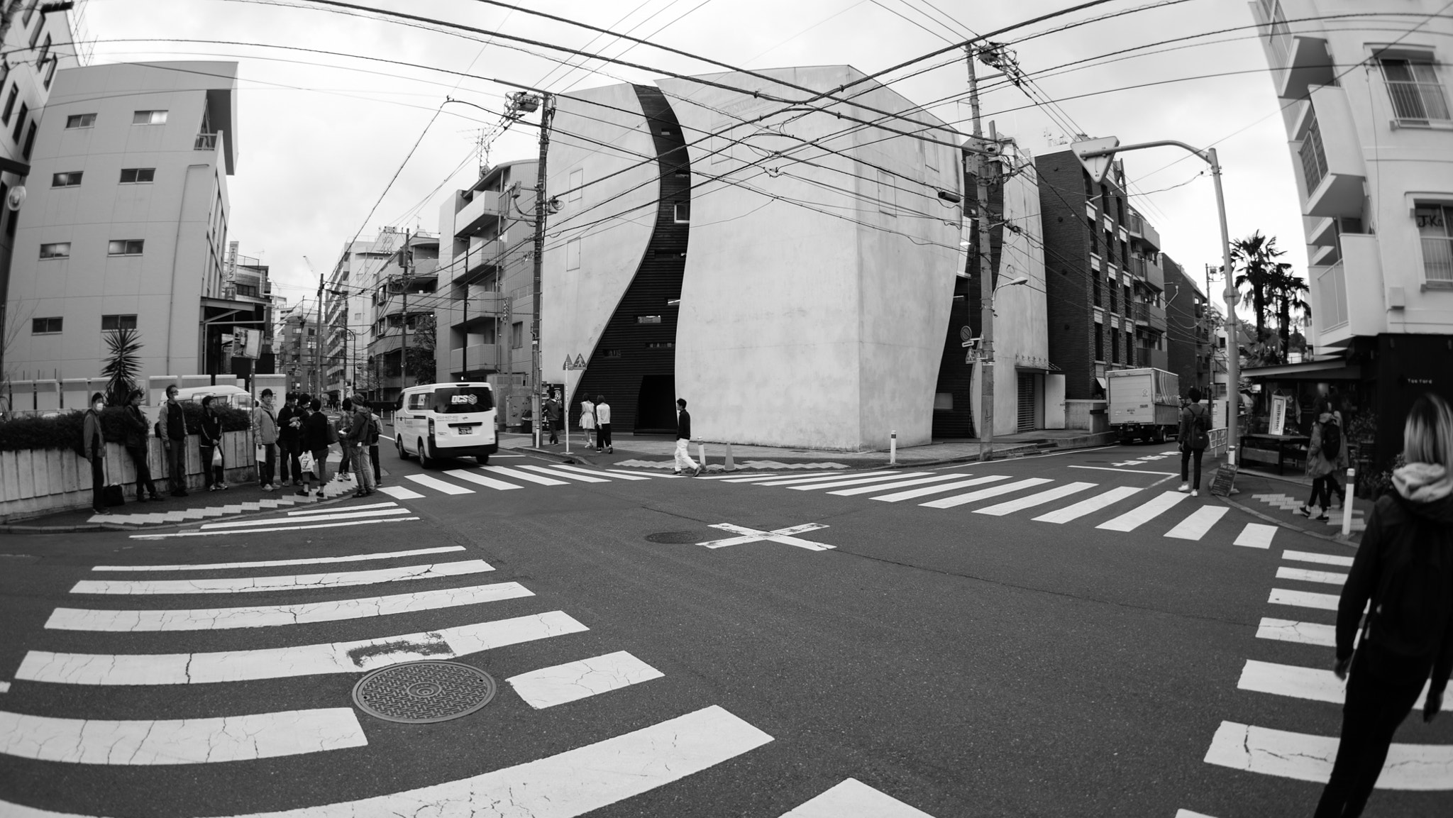 FE 16mm F3.5 Fisheye sample photo. Crossing photography