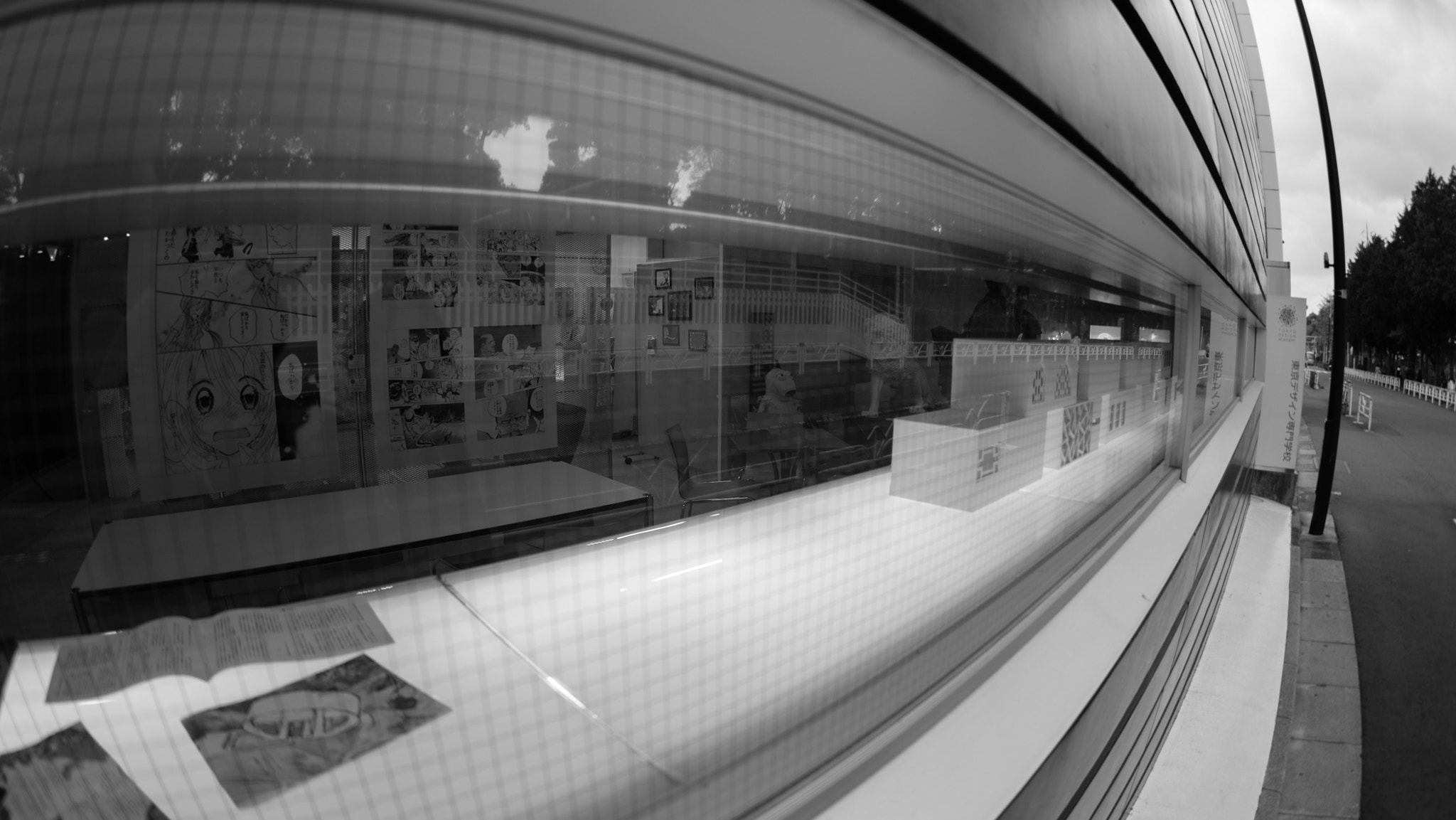FE 16mm F3.5 Fisheye sample photo. Manga wall photography
