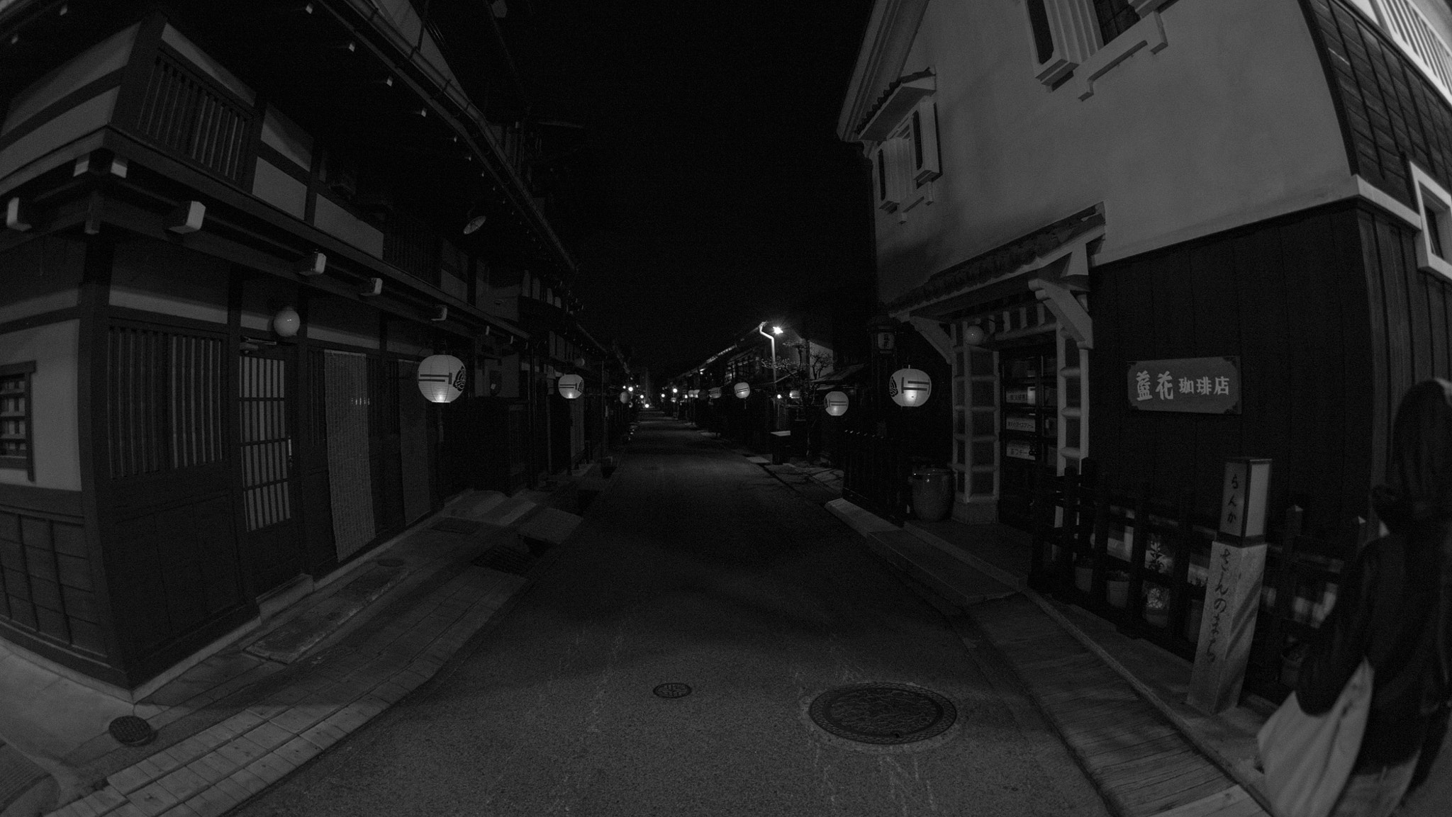 FE 16mm F3.5 Fisheye sample photo. Takayama by night 1 photography