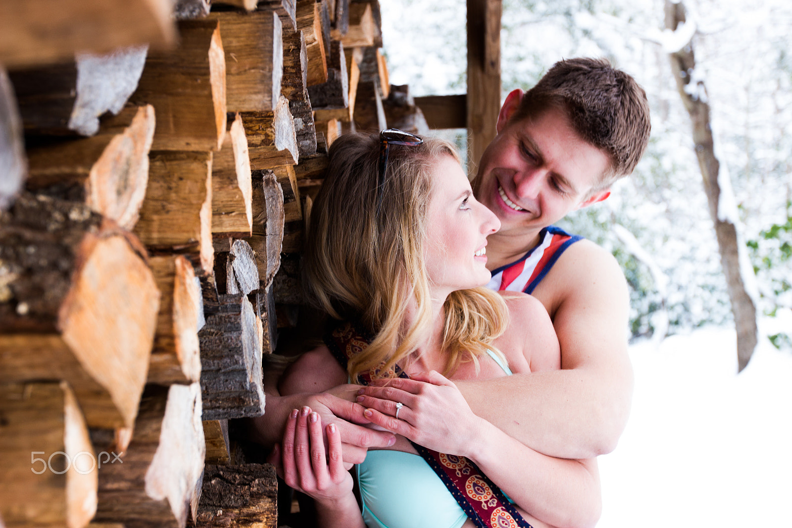 Canon EOS 100D (EOS Rebel SL1 / EOS Kiss X7) sample photo. K and c engagement shoot photography