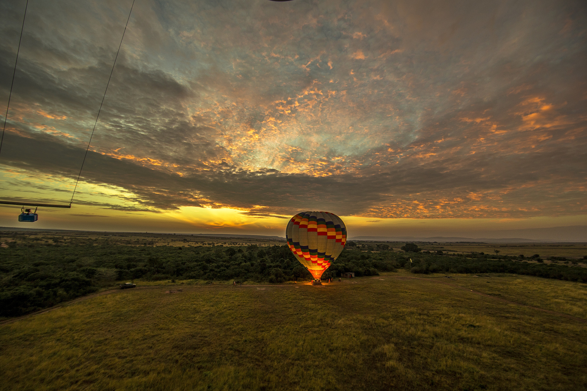 Canon EF 14mm F2.8L II USM sample photo. Sunrise in masai mara photography