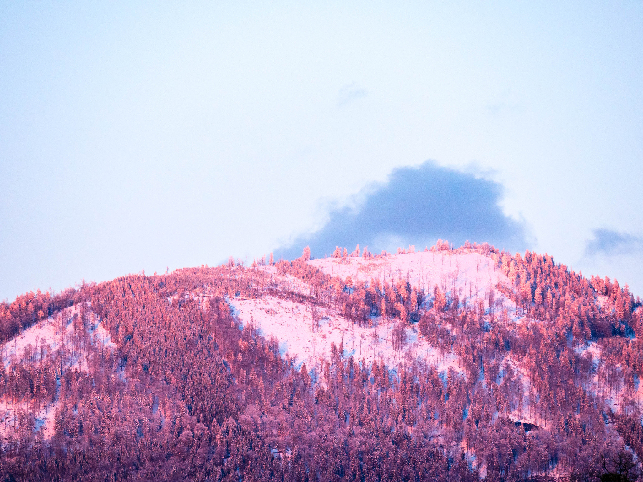Panasonic Lumix DMC-GH4 sample photo. Snow in april photography