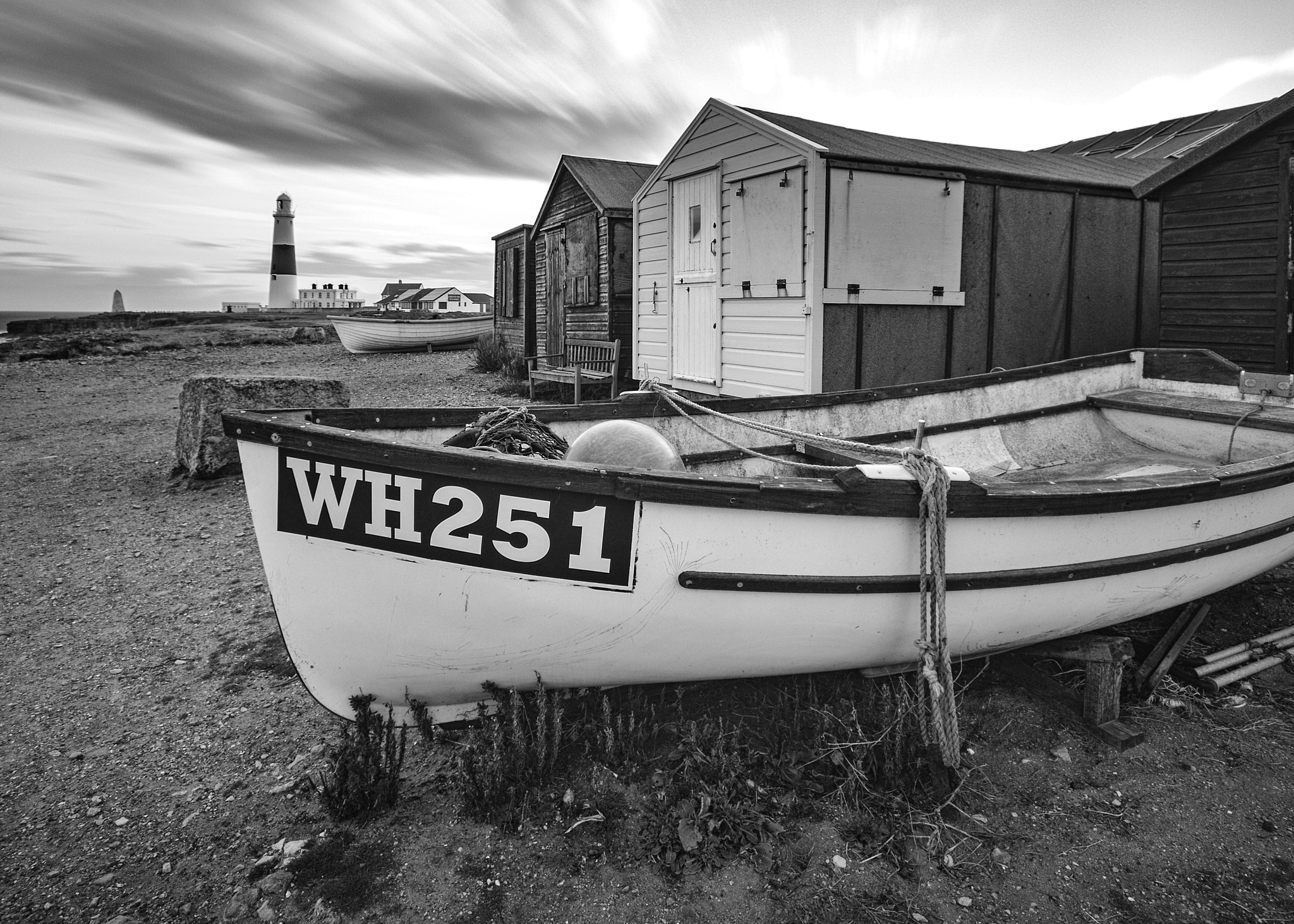 Pentax K-50 + Sigma AF 10-20mm F4-5.6 EX DC sample photo. A mono long exposure from portland bill again,similar set up as before photography