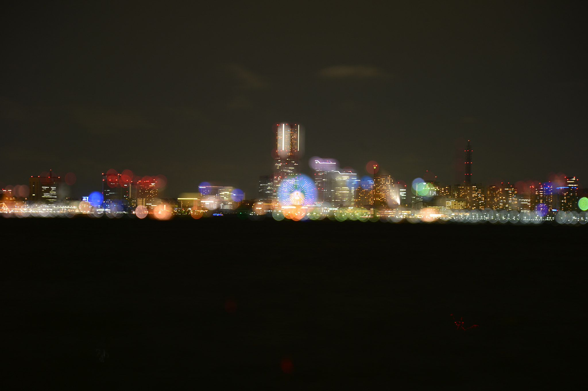 Nikon Df sample photo. Yokohama_nighw_view photography