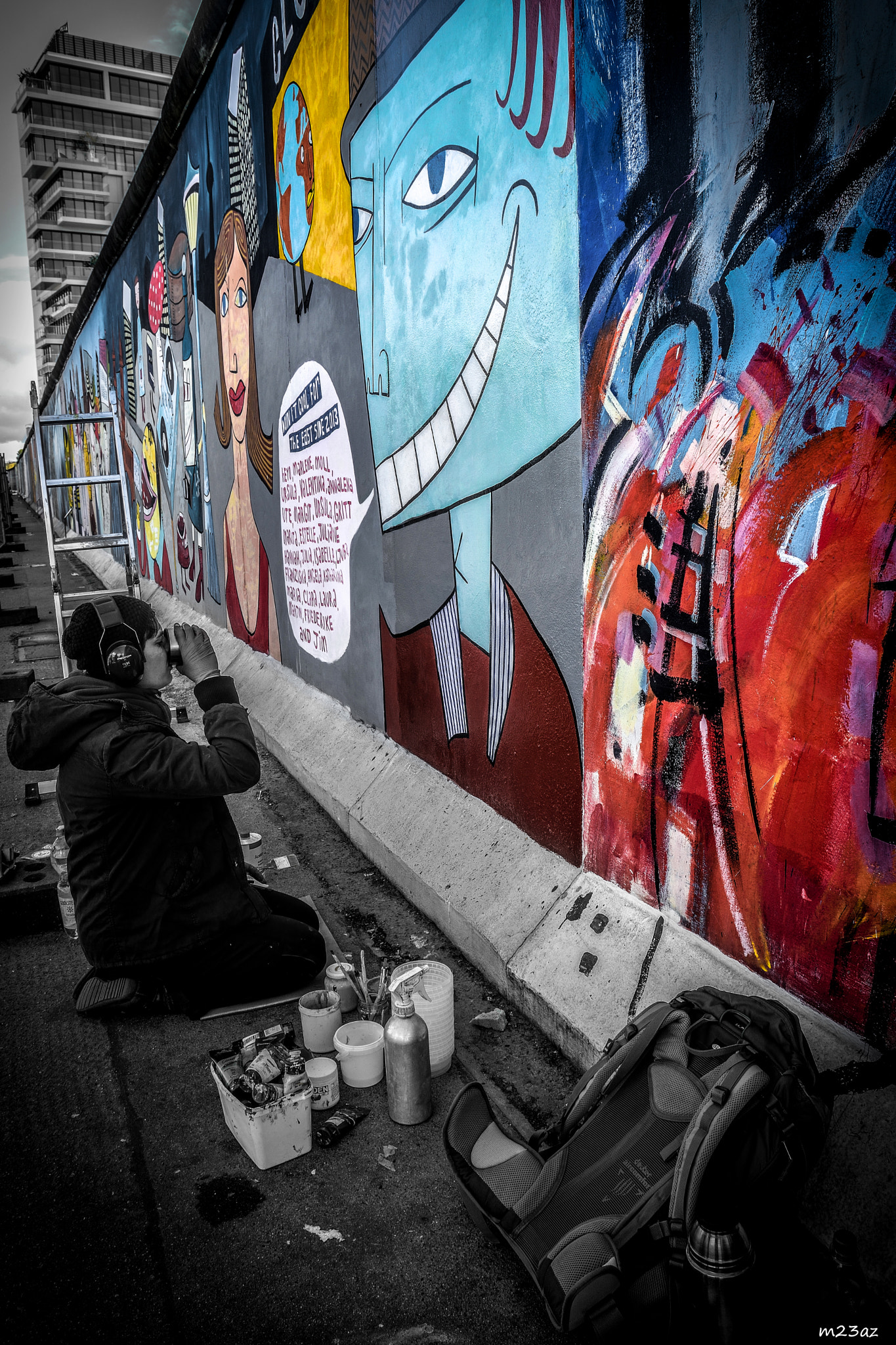 Sigma 17-70mm F2.8-4 DC Macro OS HSM | C sample photo. Artista muro di berlino photography
