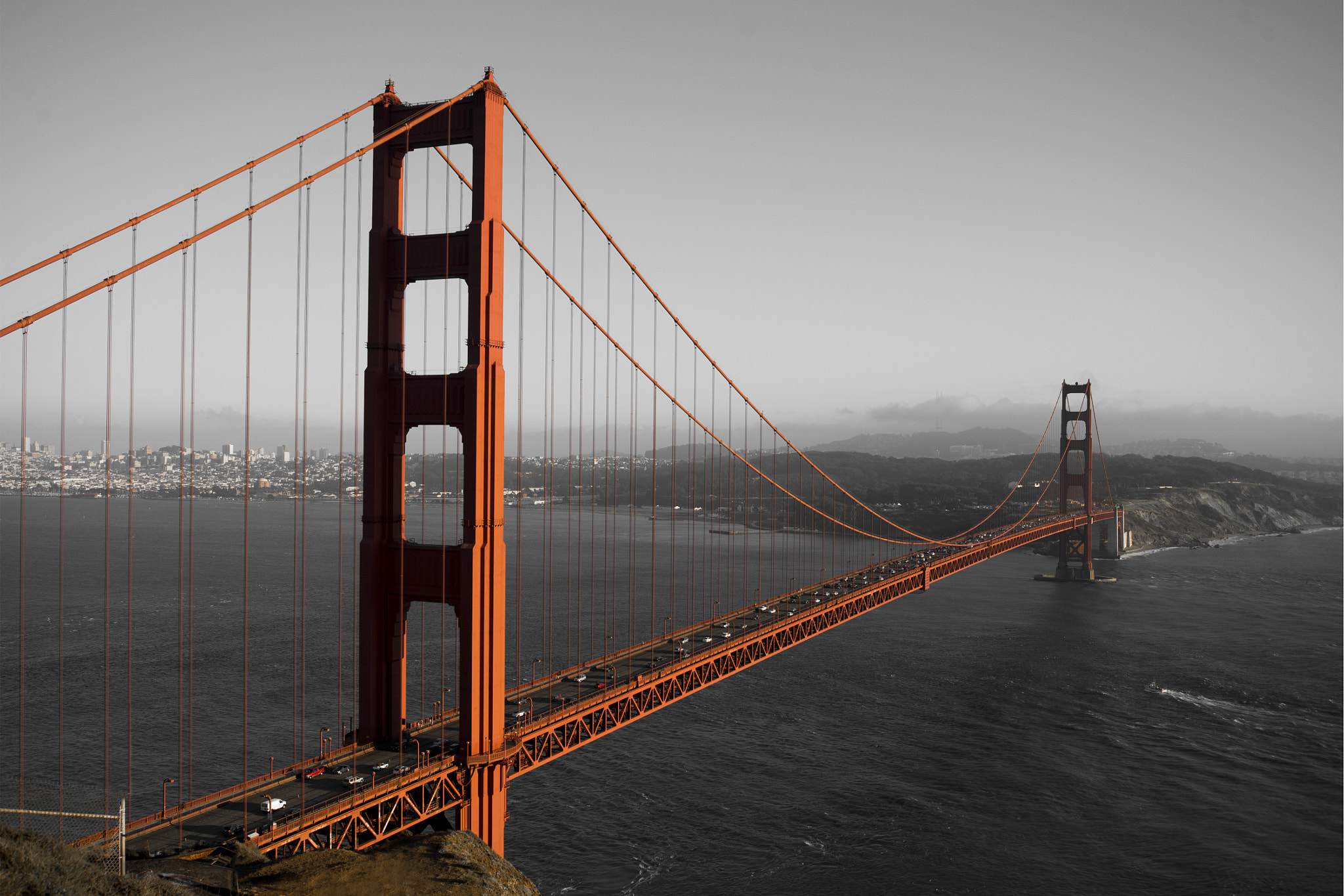 AF Zoom-Nikkor 28-80mm f/3.3-5.6G sample photo. Bridge san-francisco photography