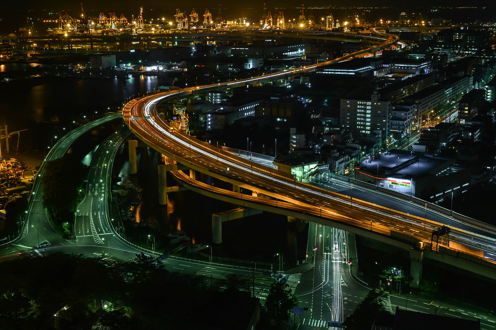 Nikon Df sample photo. Yokoma_night_view photography