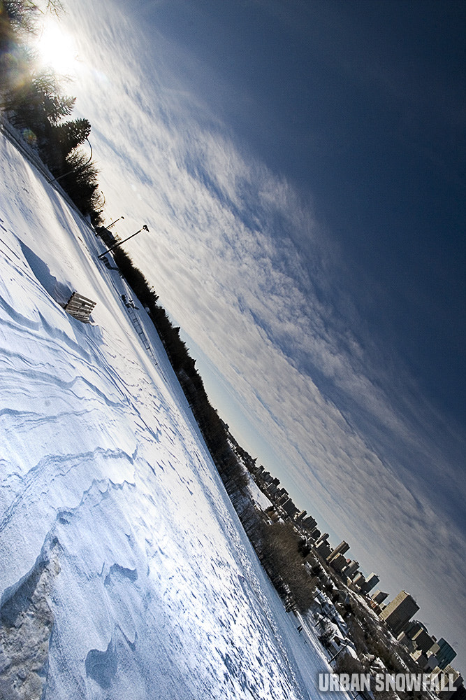 Canon EOS 30D sample photo. Urban snowfall photography