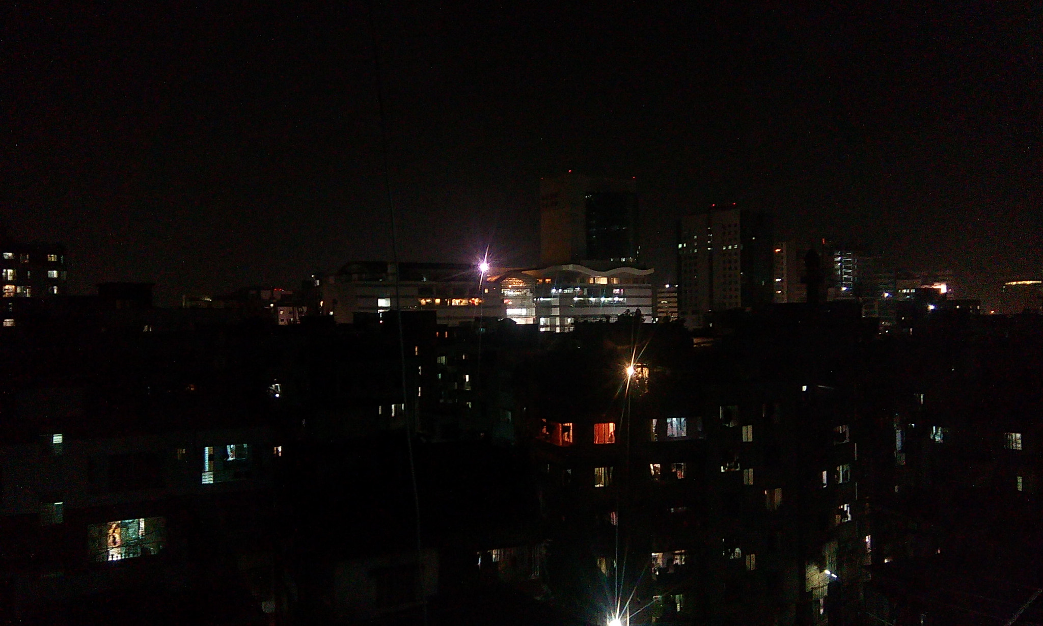 HTC DESIRE 620G DUAL SIM sample photo. Nightscape dhaka photography