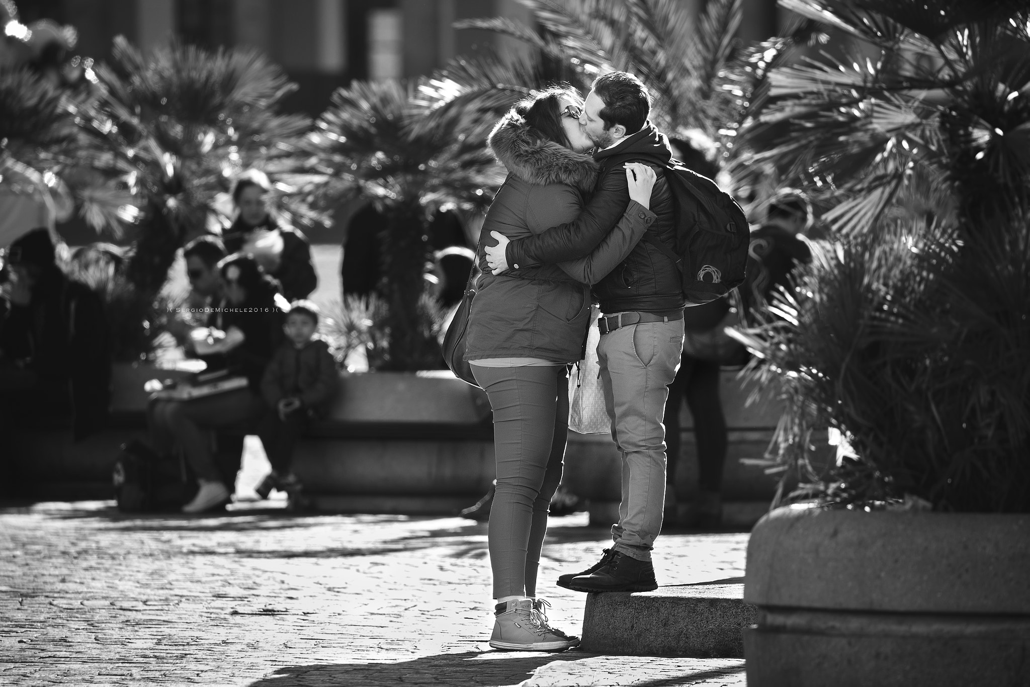 Canon EF 100-400mm F4.5-5.6L IS II USM sample photo. When she's taller than him :-) photography