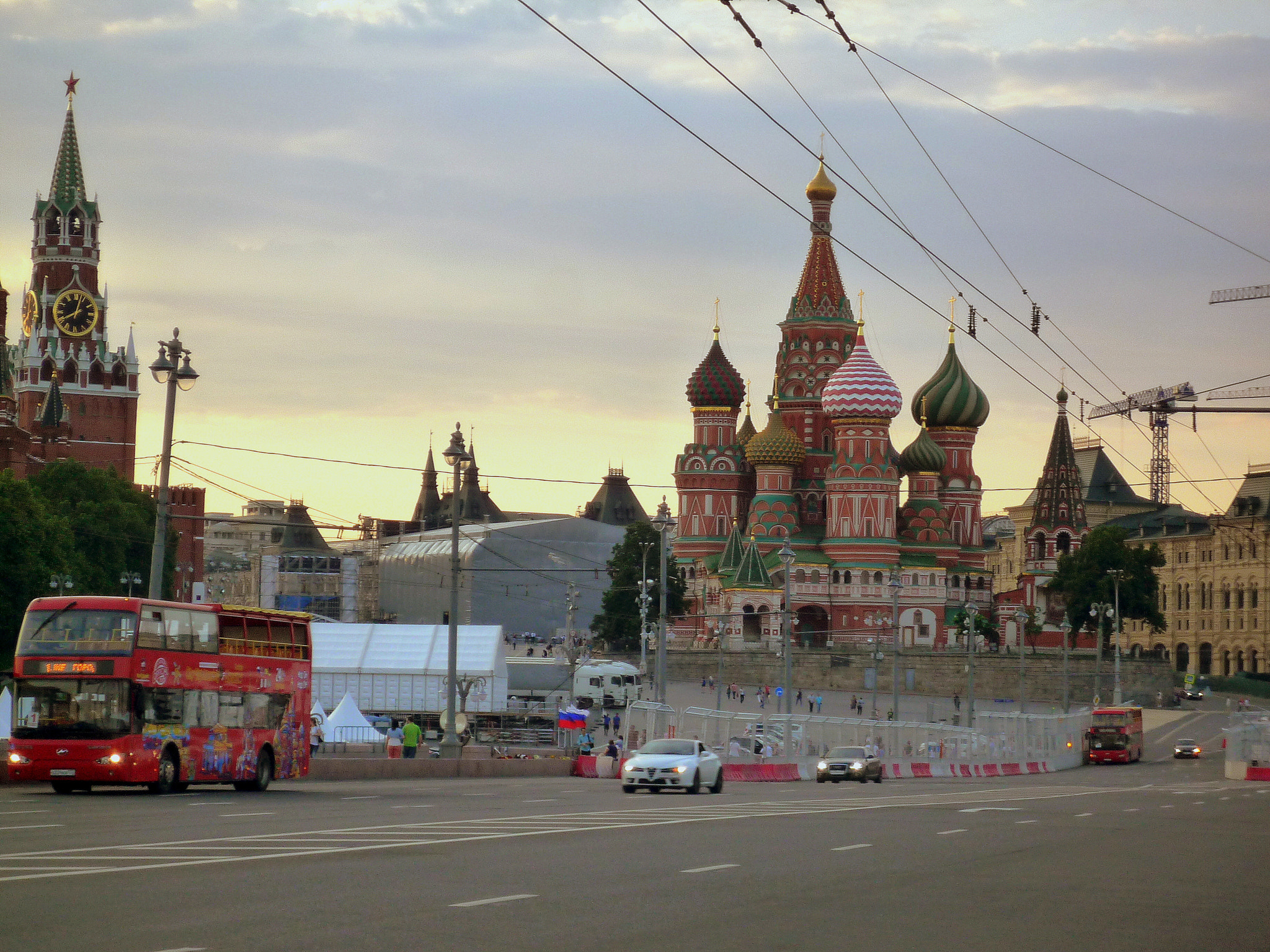 Panasonic DMC-FX500 sample photo. St vasiliy cathedral, red square, moscow photography