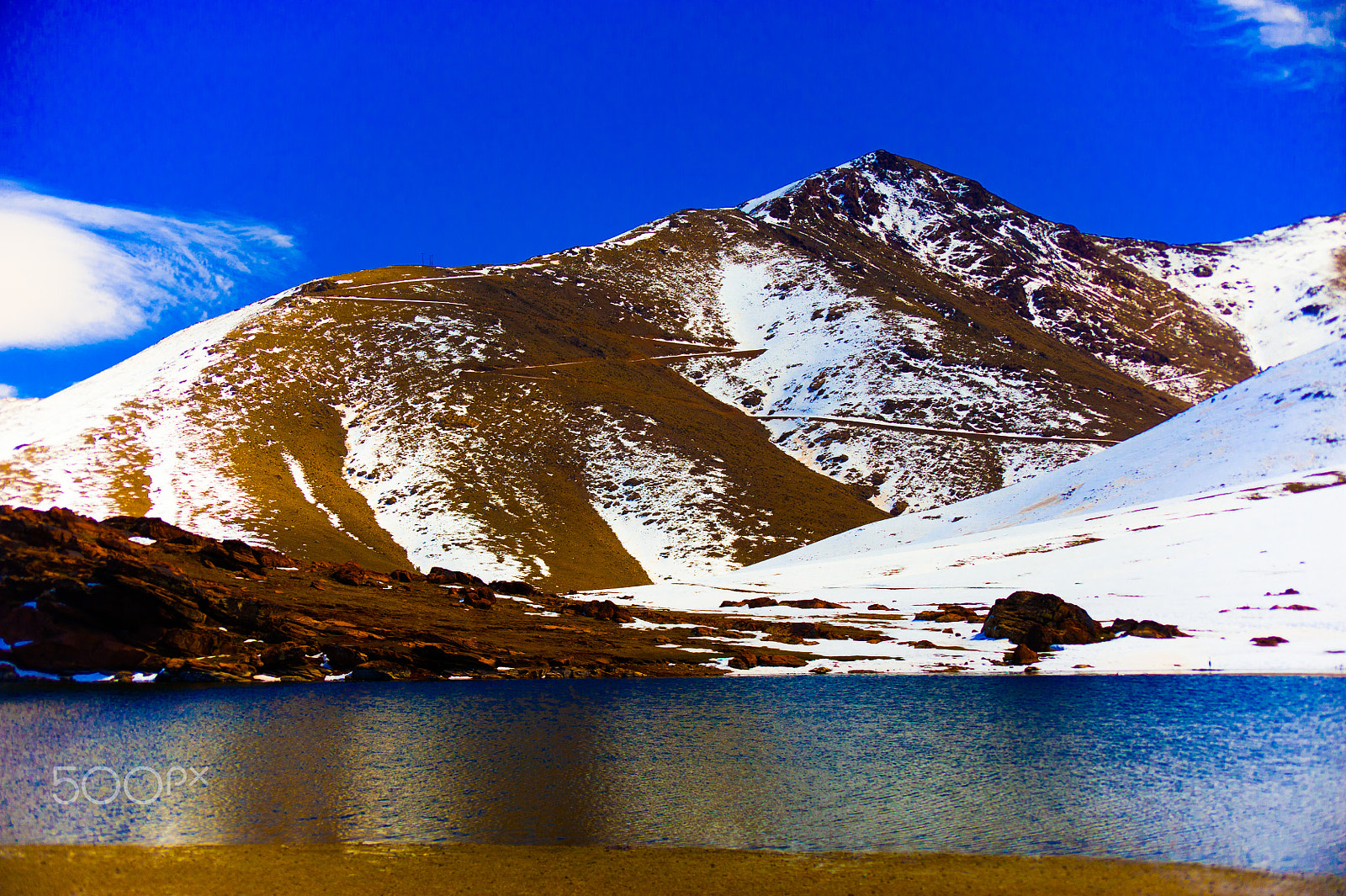 Nikon D700 + Sigma 55-200mm F4-5.6 DC HSM sample photo. Mountain &  river photography
