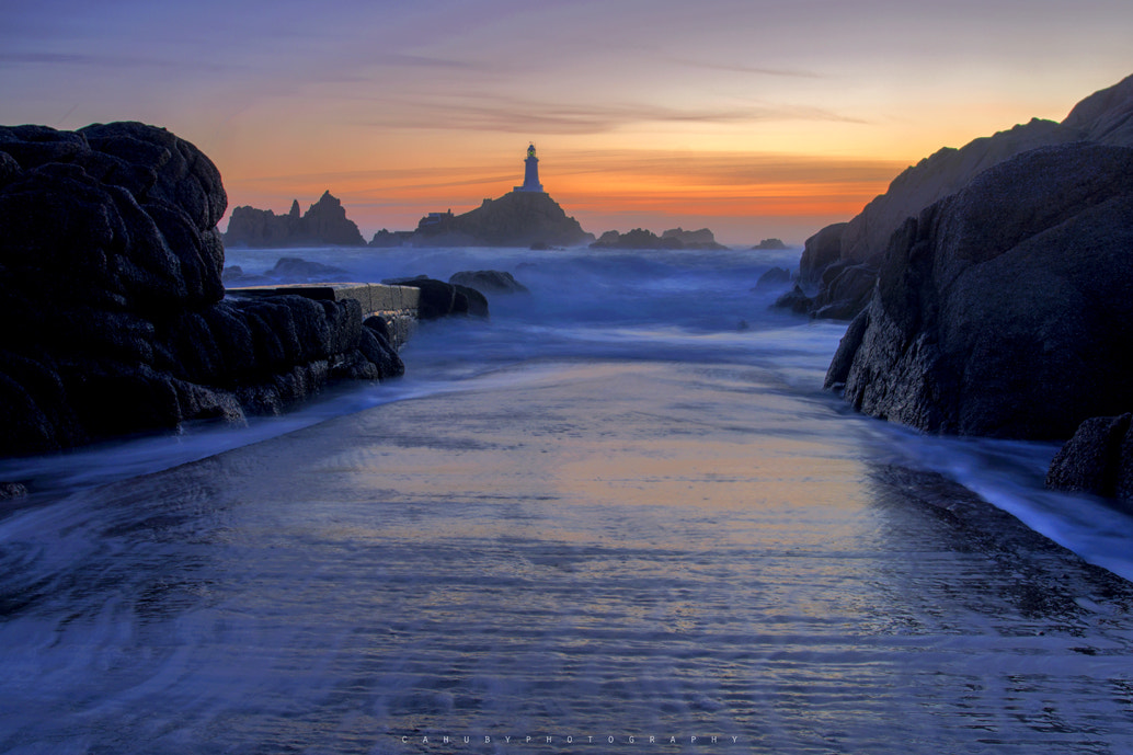 Sony a6000 + Canon EF 17-40mm F4L USM sample photo. Corbiere sunset photography