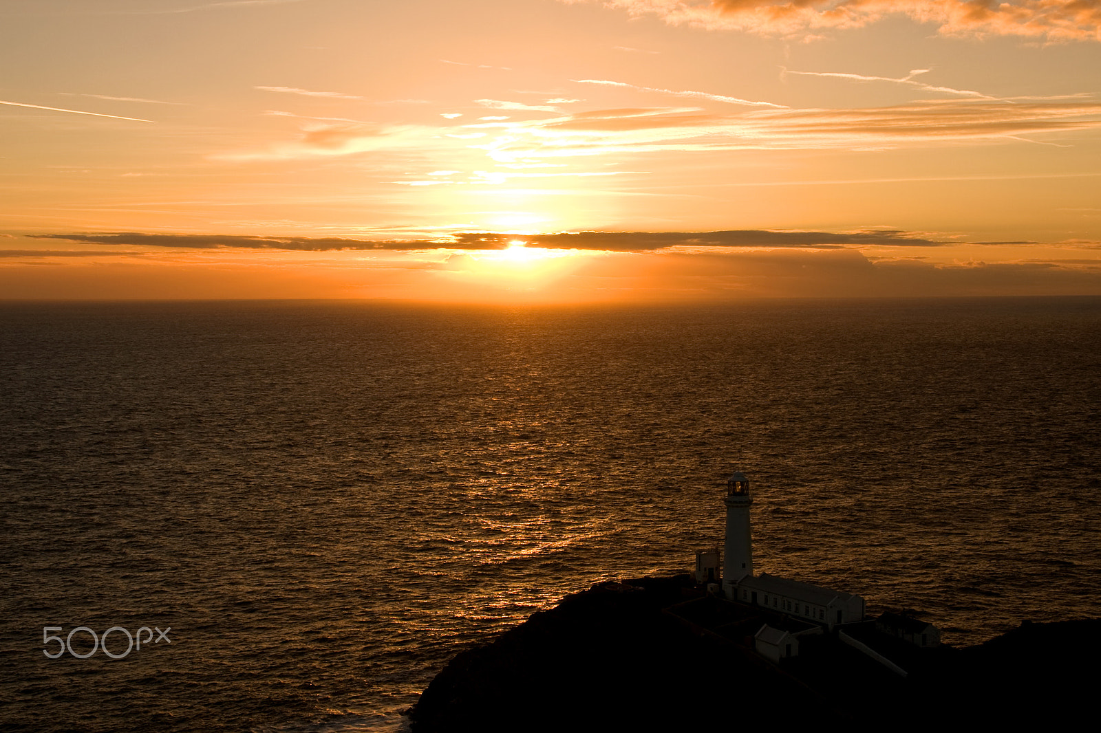 Canon EOS 40D sample photo. South stack lighthouse, anglesey photography