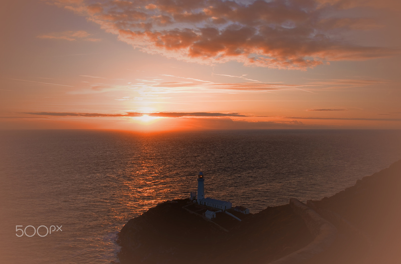 Canon EOS 40D sample photo. South stack lighthouse, anglesey photography