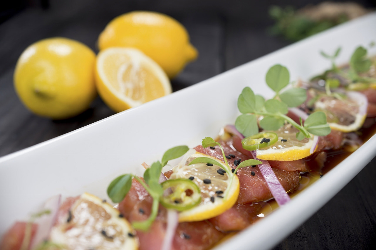 Nikon AF-S DX Micro Nikkor 40mm F2.8 sample photo. Delicious tuna photography