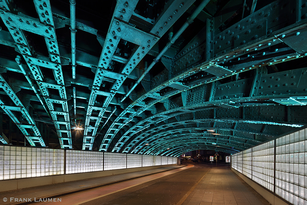 Canon EOS 5DS + Canon TS-E 17mm F4L Tilt-Shift sample photo. Cologne 12 - railroad underpass marzellenstreet photography