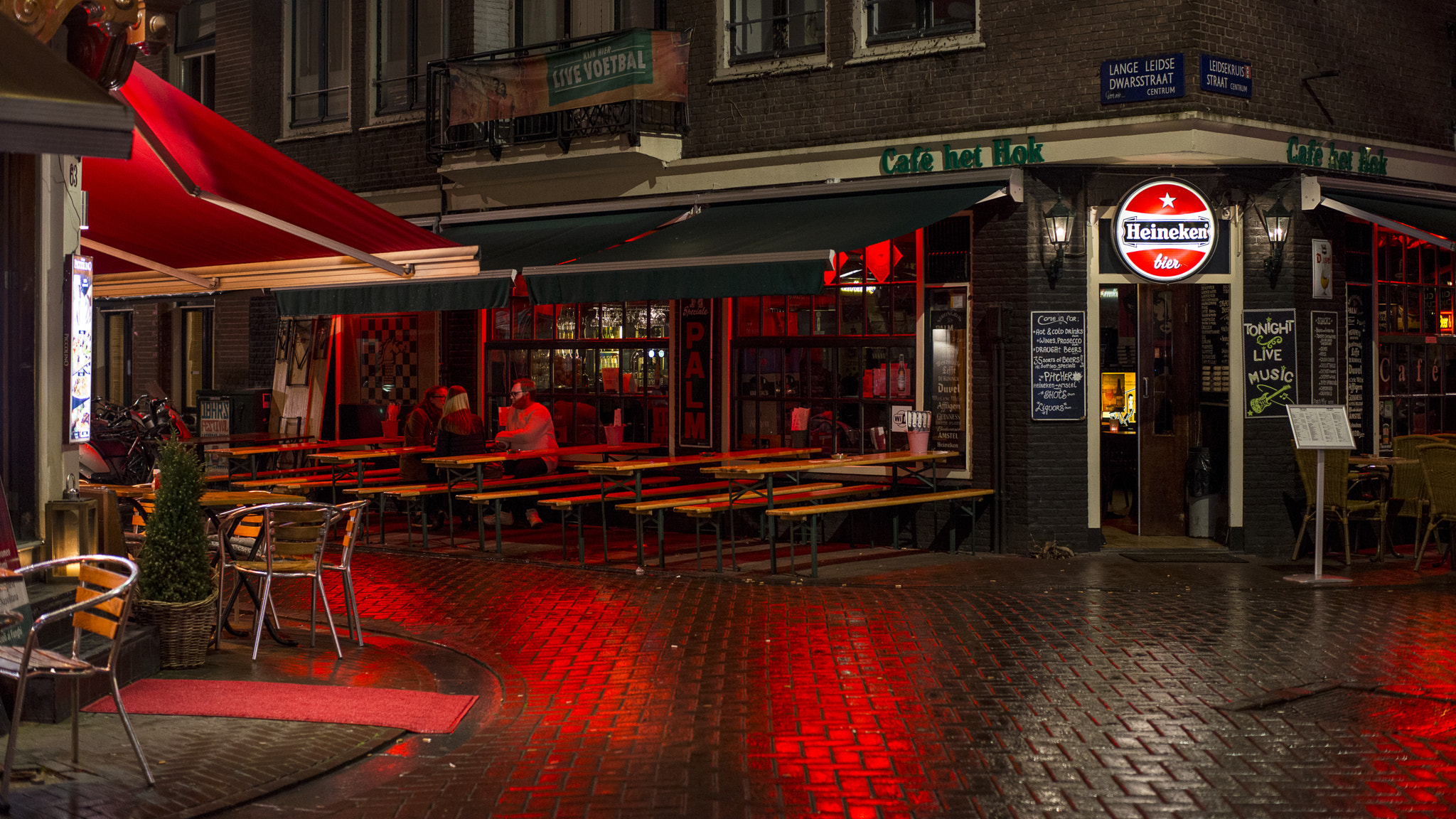 ZEISS Planar T* 50mm F1.4 sample photo. Amsterdam nuit couleur photography