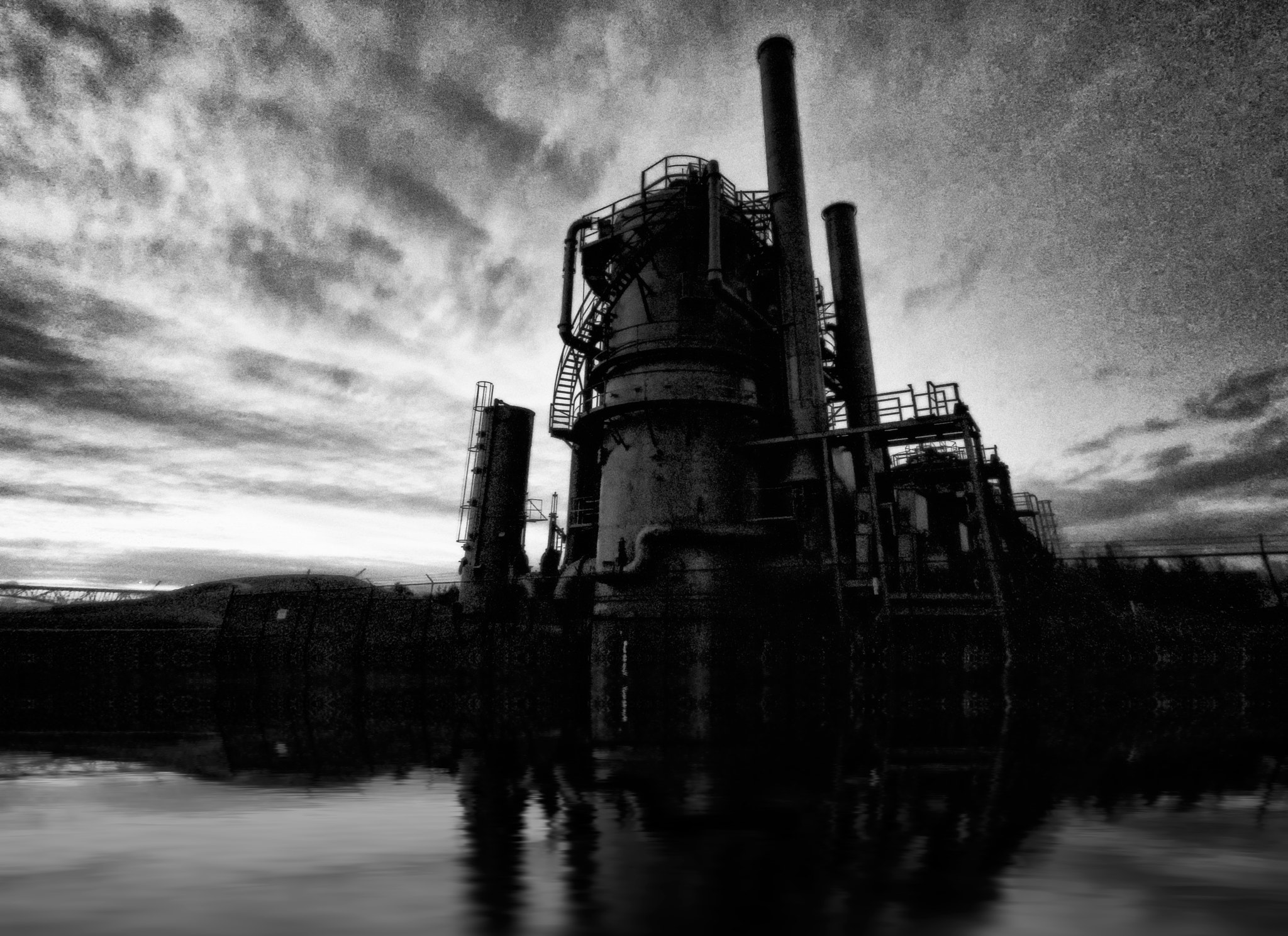 Pentax K-x sample photo. Dark machine photography