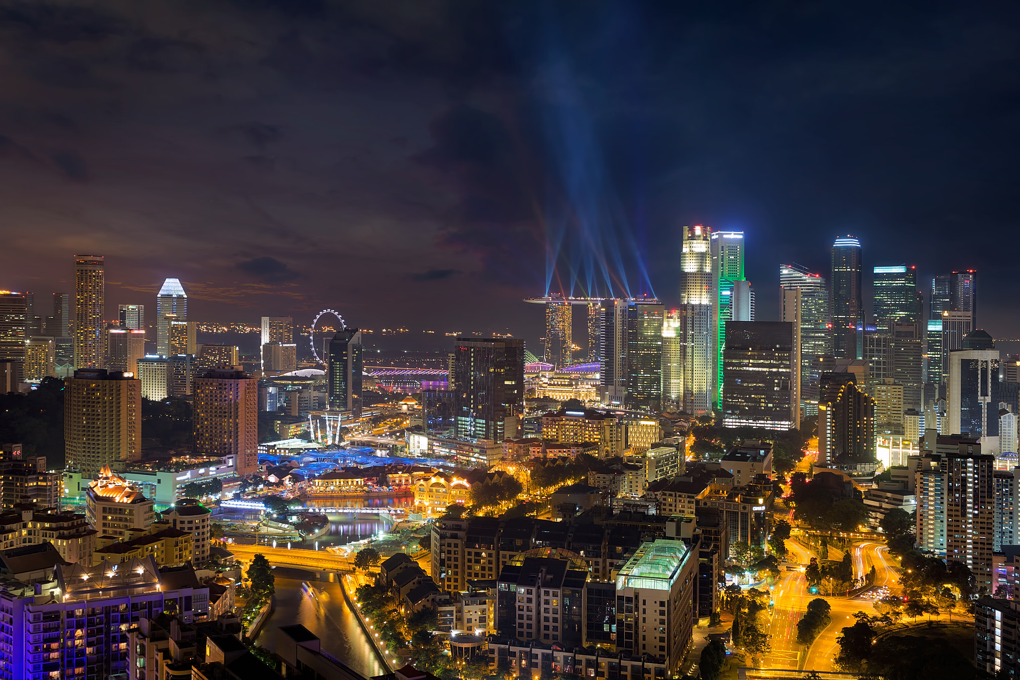 Singapore City Lights