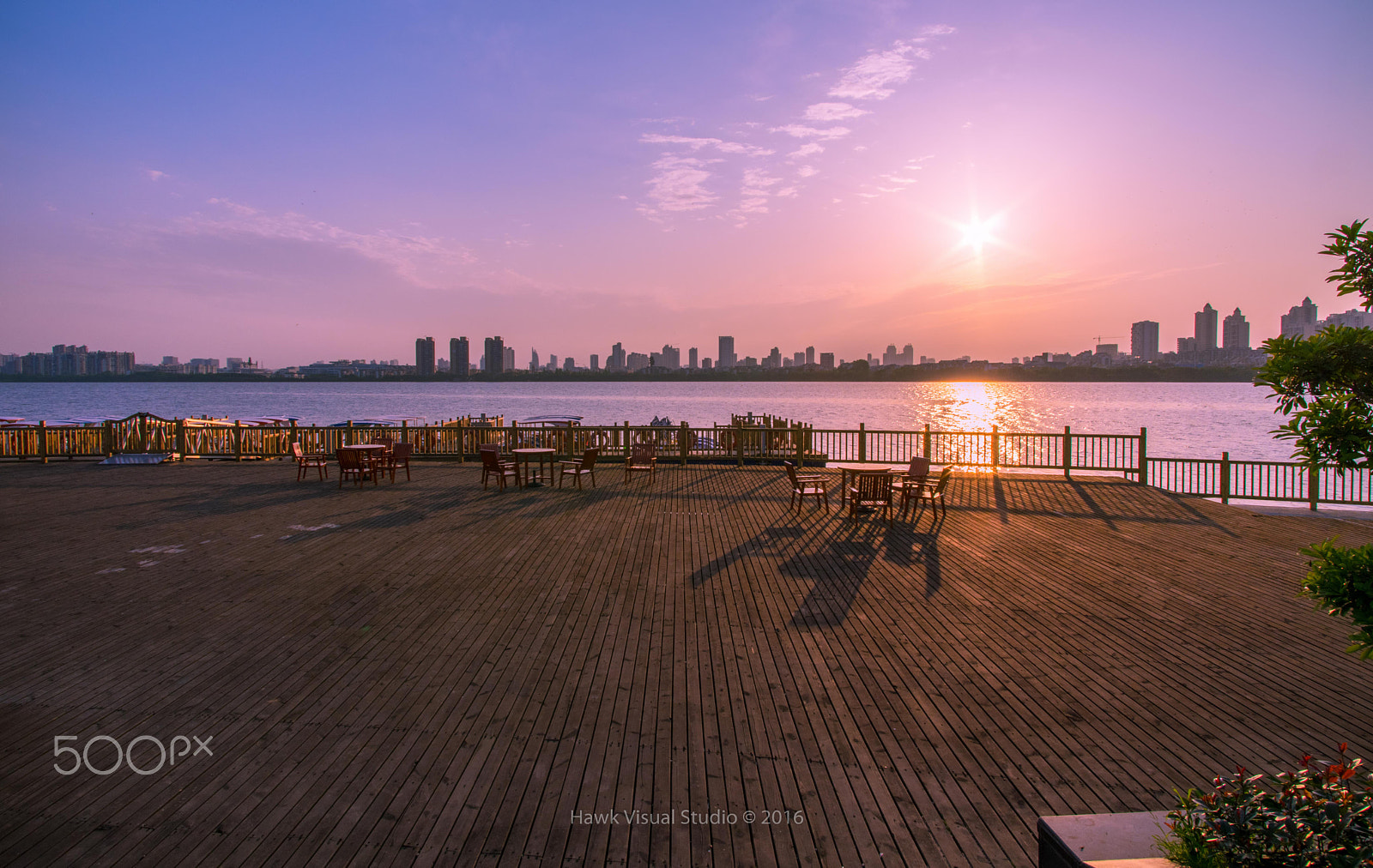 Pentax smc DA 14mm F2.8 ED (IF) sample photo. Wharf sunset photography