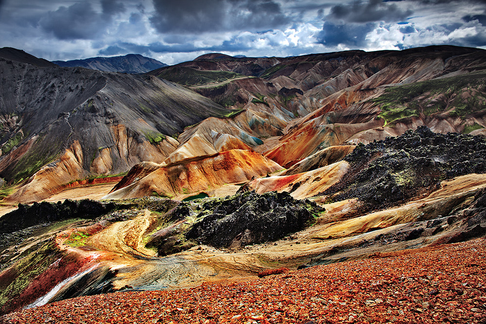 Canon EF 24mm f/1.4L sample photo. Landmannalaugar photography