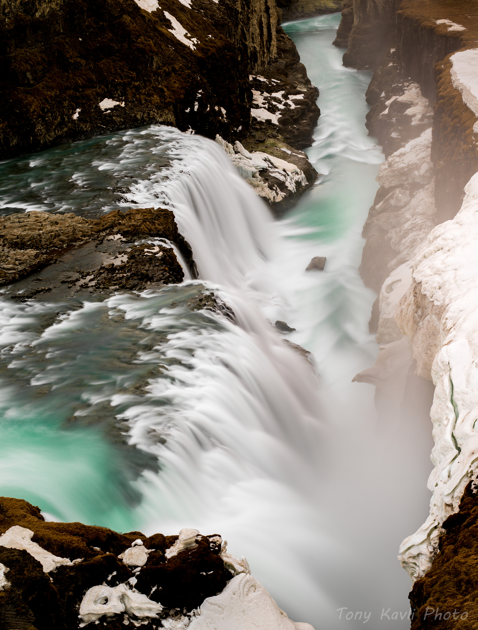 Hasselblad H3D sample photo. Gullfoss, the plunge. photography