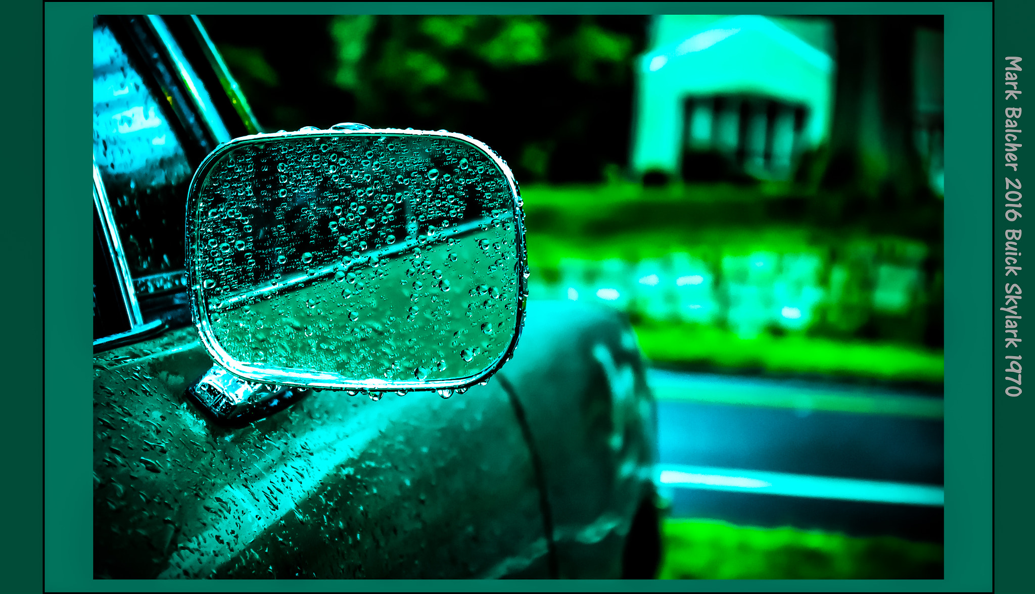 Pentax K-x sample photo. 1970 buick skylark green bokeh photography