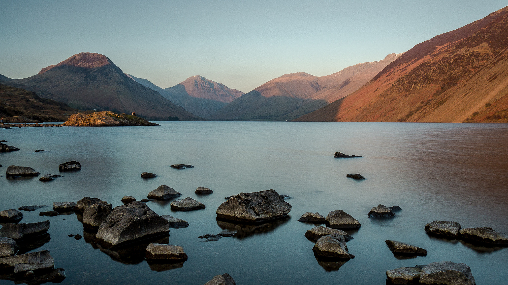 Panasonic Lumix DMC-GH3 sample photo. Wastwater golden hour photography