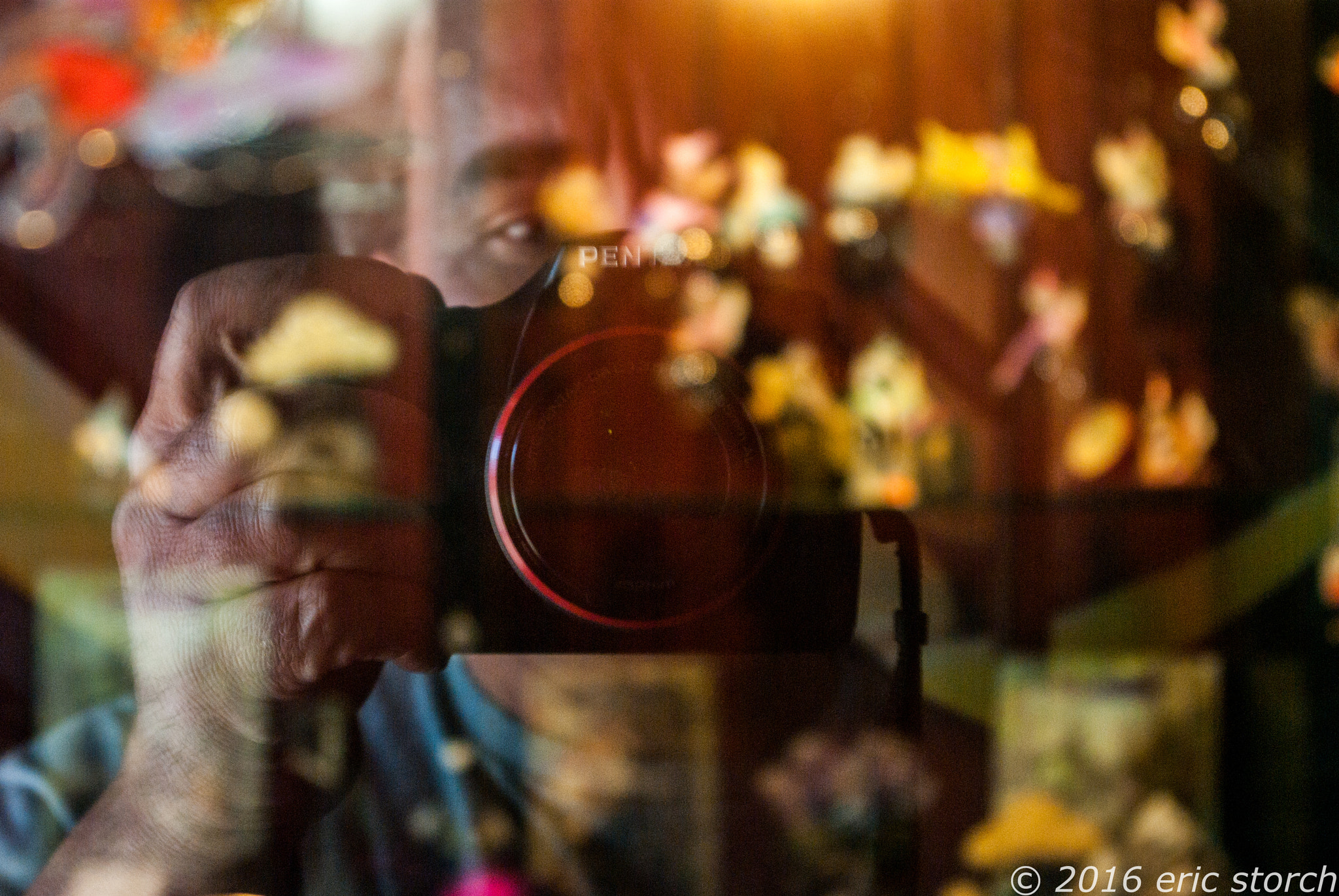 smc PENTAX-DA L 18-55mm F3.5-5.6 sample photo. Reflection self portrait photography