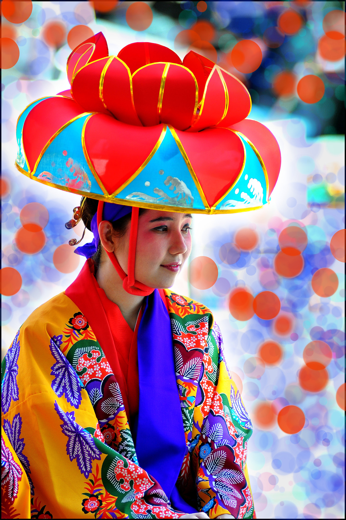 Nikon D90 + AF Nikkor 180mm f/2.8 IF-ED sample photo. Japanese dancer photography