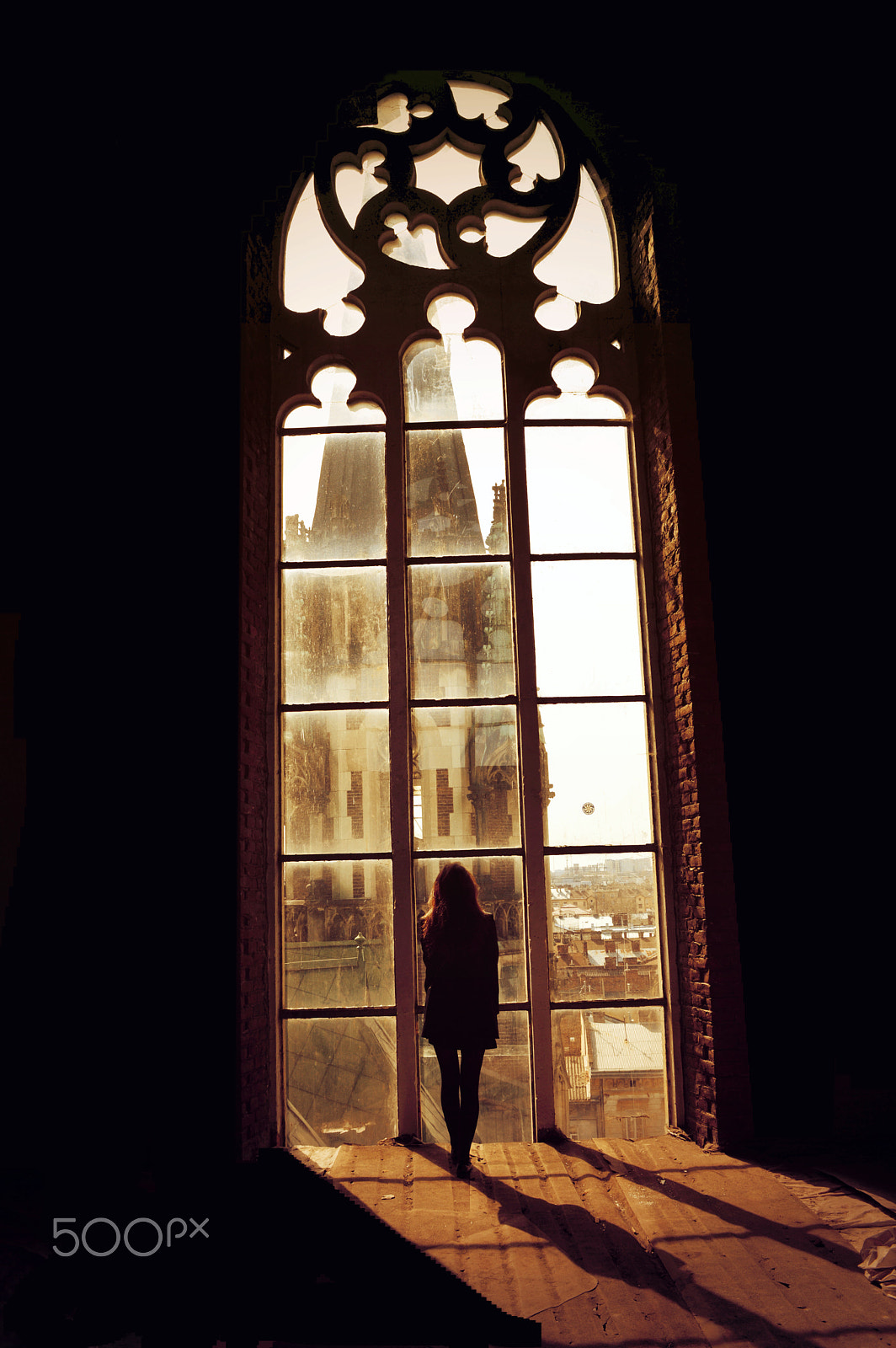 Nikon AF-S Nikkor 500mm F4D ED-IF II sample photo. Hogwarts windows photography