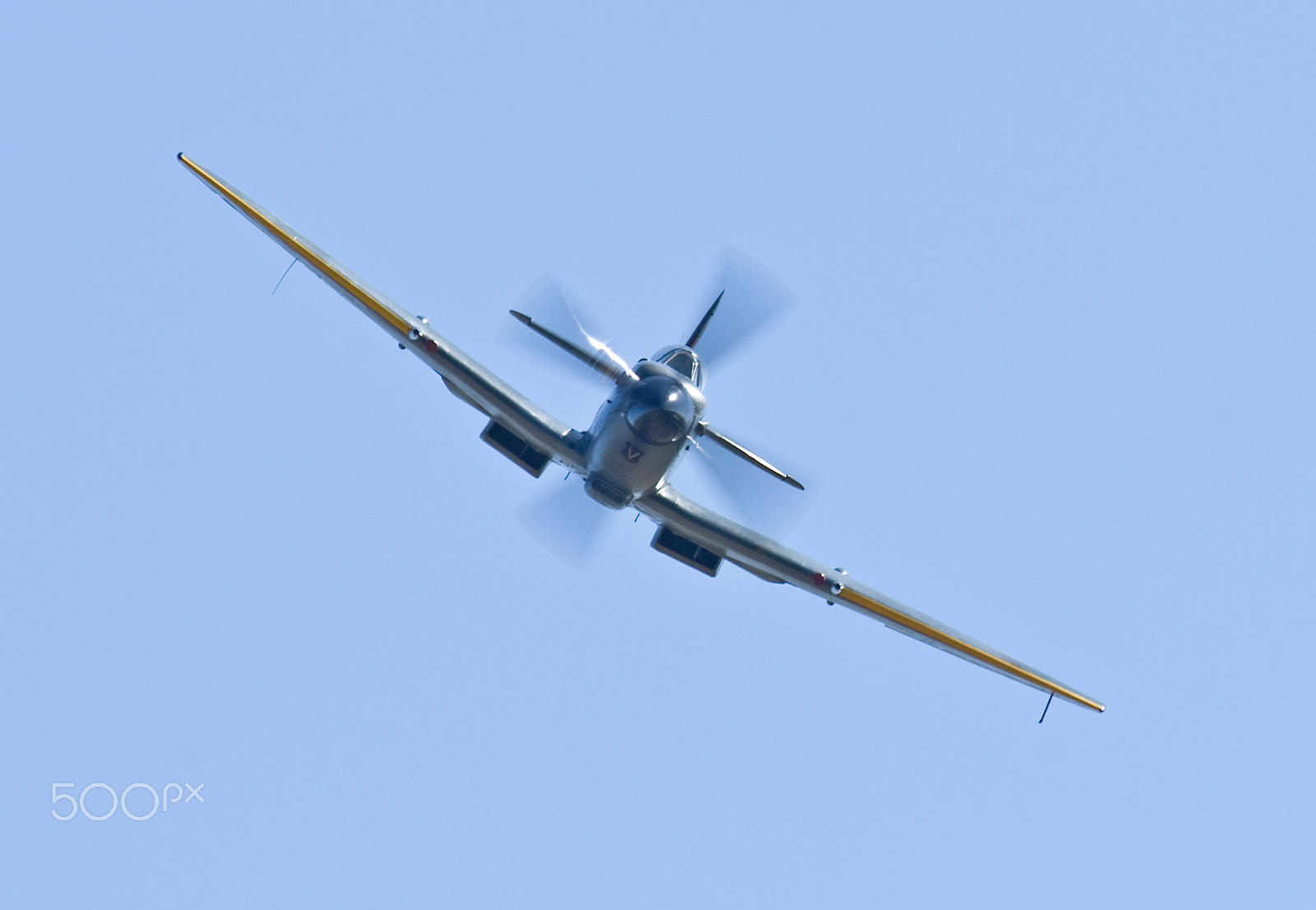 Canon EOS 30D + Canon EF 100-400mm F4.5-5.6L IS USM sample photo. Spitfire, mk.lf.xvie, te311 photography