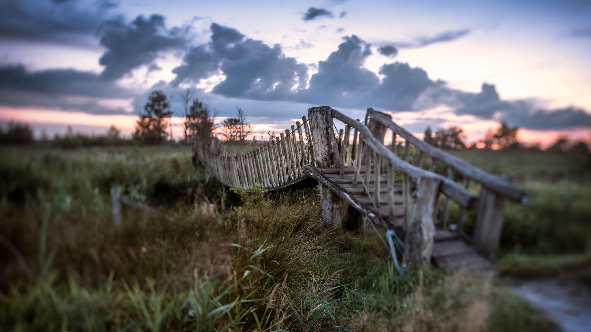 Nikon D750 + Nikon PC-E Nikkor 24mm F3.5D ED Tilt-Shift sample photo. Hageven - brug - sunset - ts photography