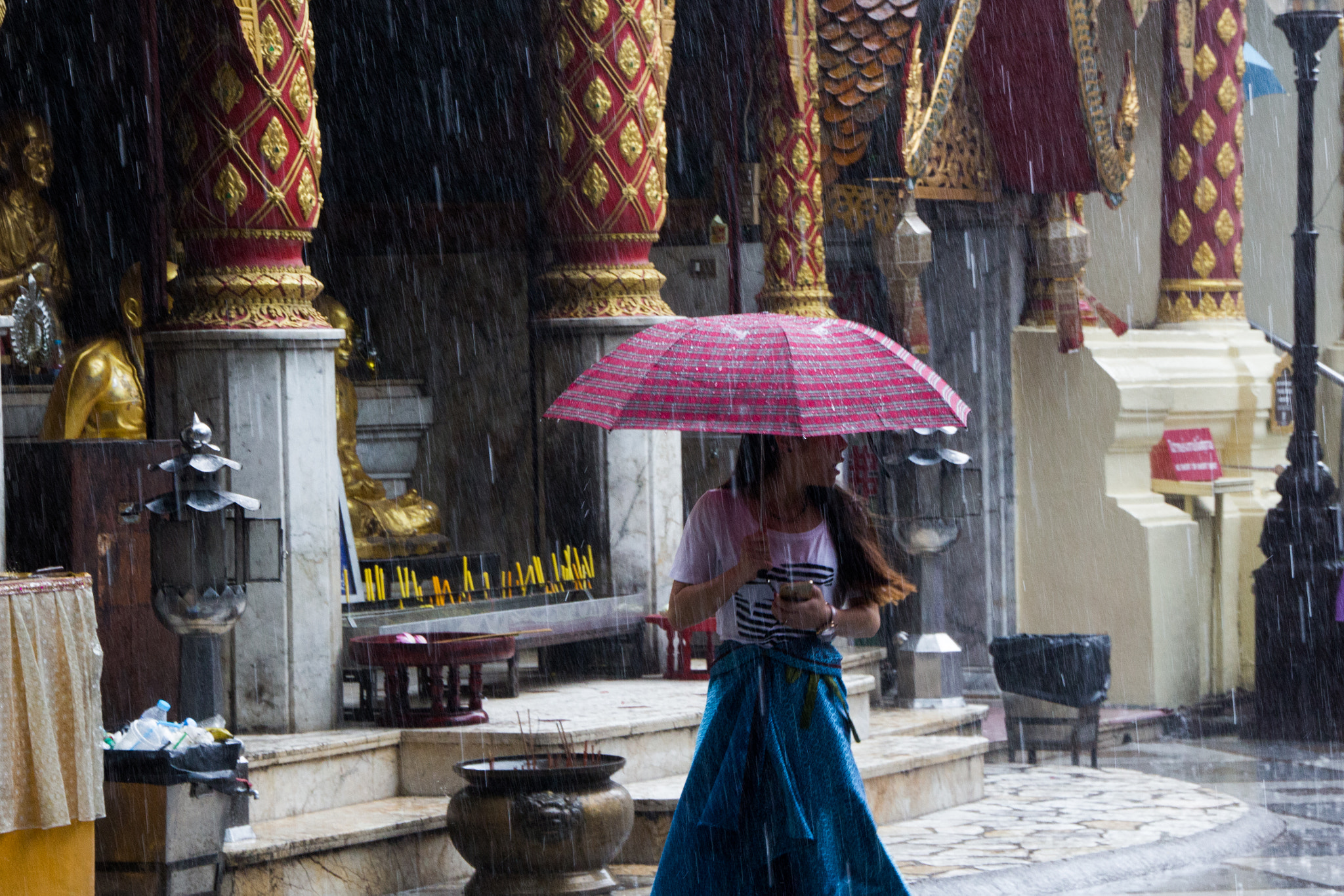 Canon EOS 100D (EOS Rebel SL1 / EOS Kiss X7) sample photo. Rains of doi suthep photography